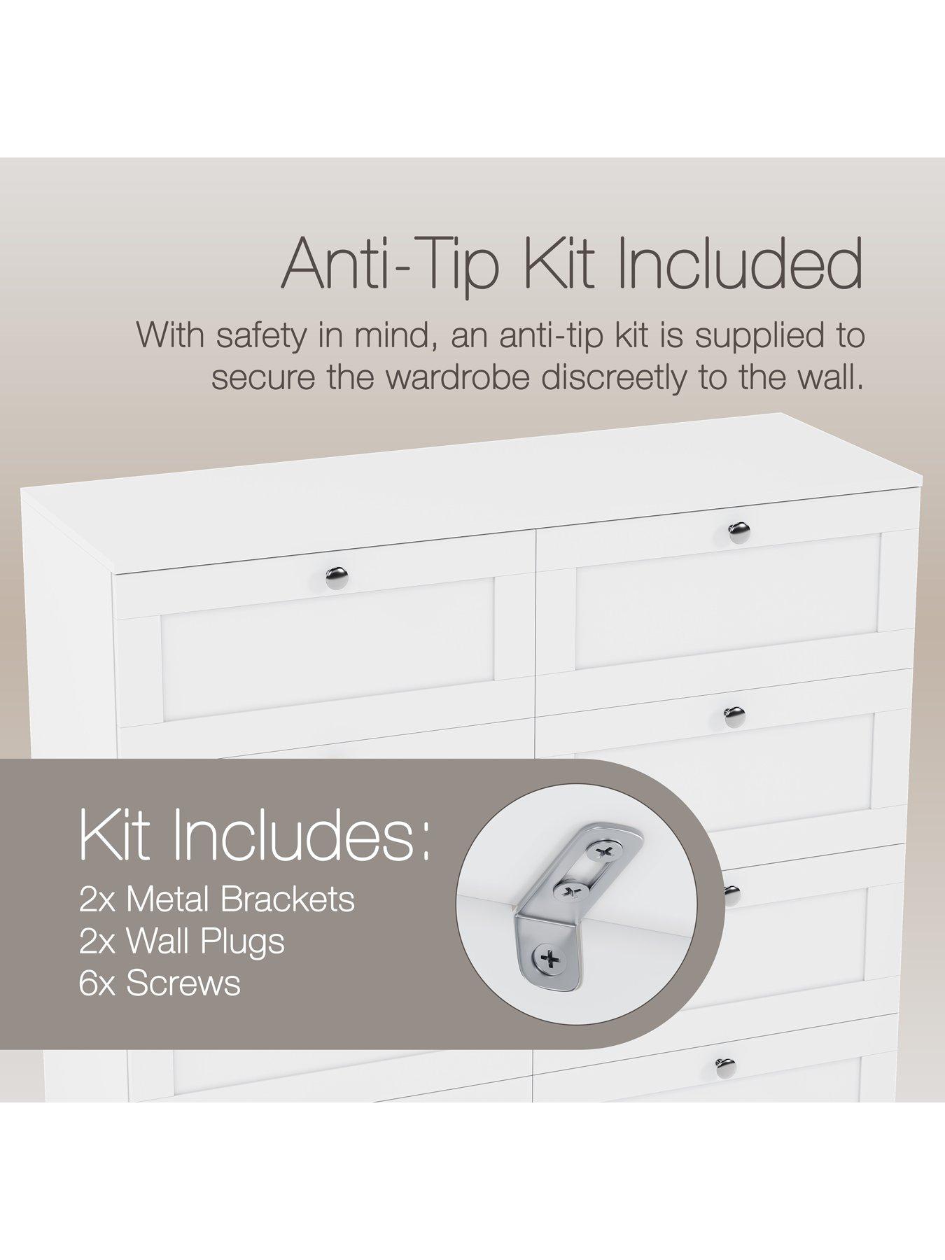 Image 5 of 7 of Vida Designs Altino 8 Drawer Double Chest