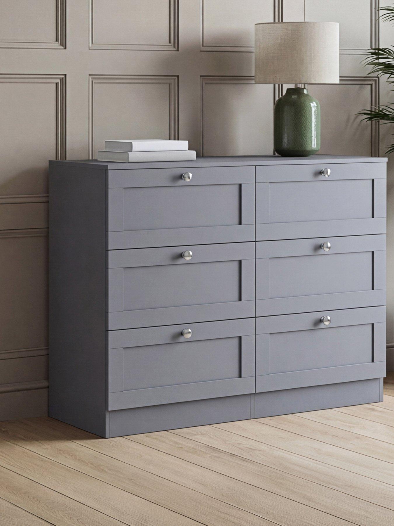 Vida Designs Altino 6 Drawer Double Chest