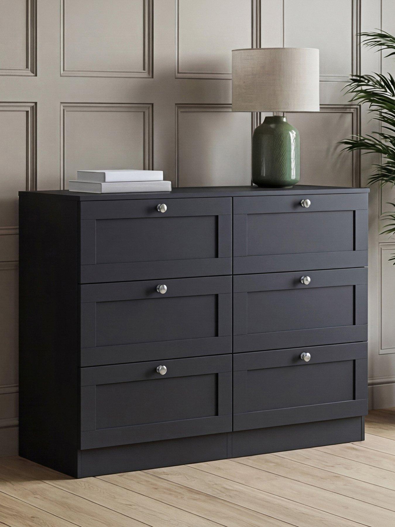 Vida Designs Altino 6 Drawer Double Chest