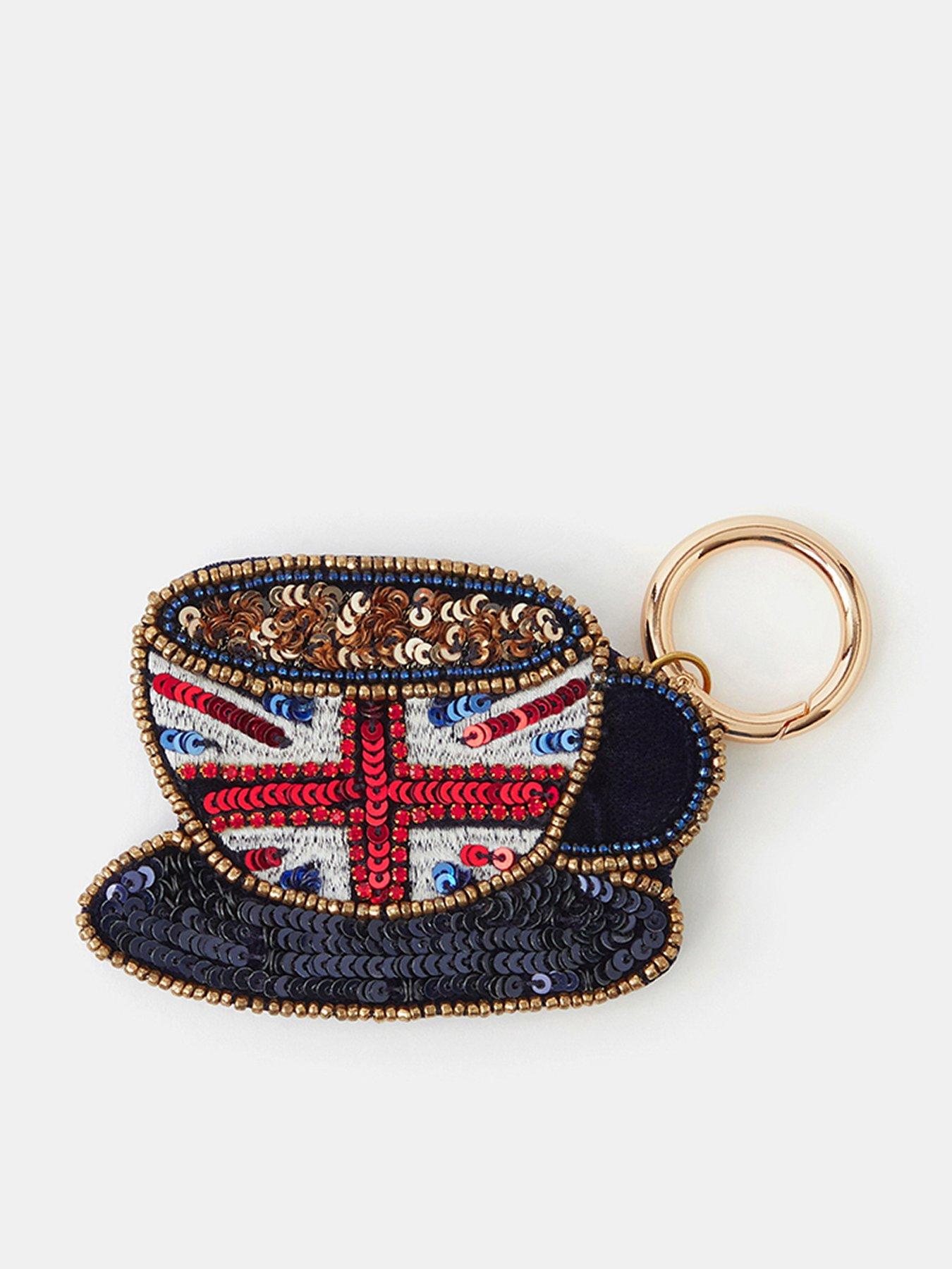 Image 1 of 4 of Accessorize London Embellished Tea Ba