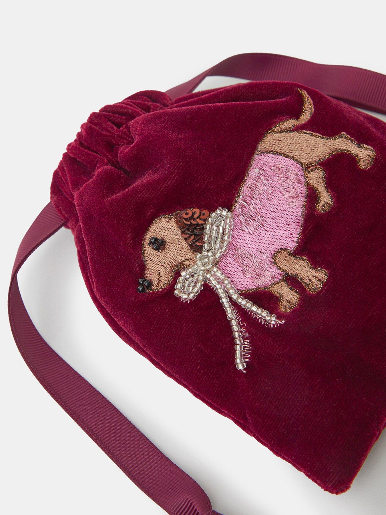 Image 3 of 3 of Accessorize Sausage Dog Drawstring Bag