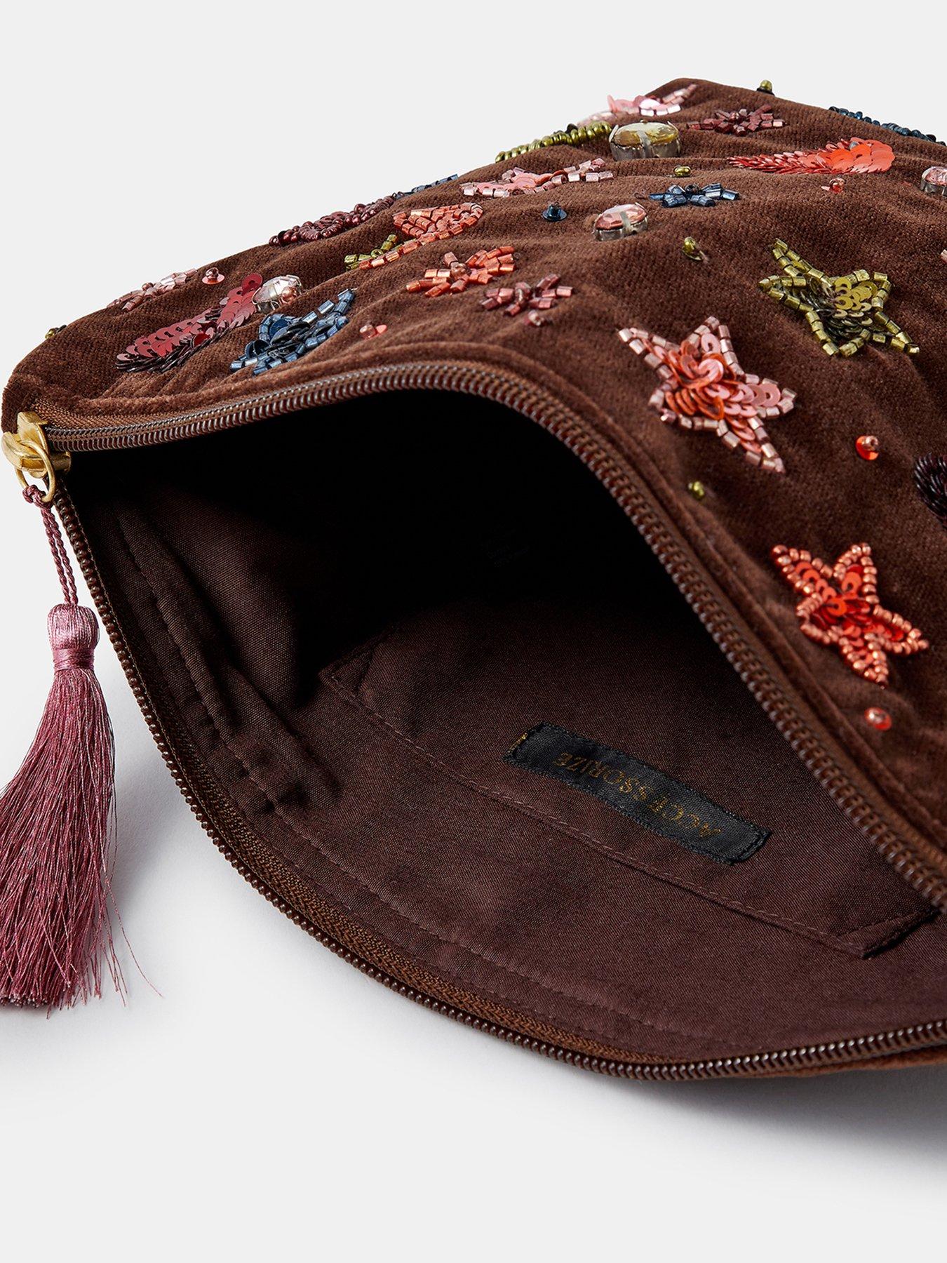 Image 4 of 4 of Accessorize Large Stars Embellished Purse
