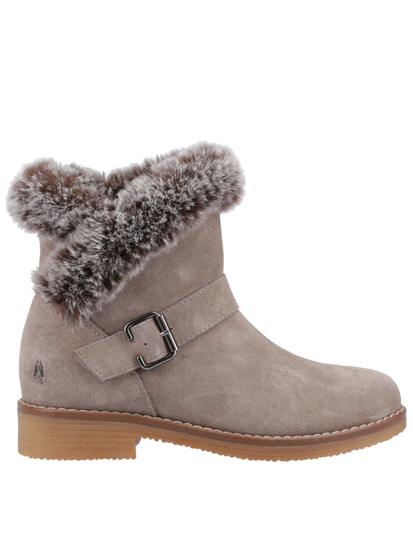 Hush Puppies Hannah Wide Boot - Grey