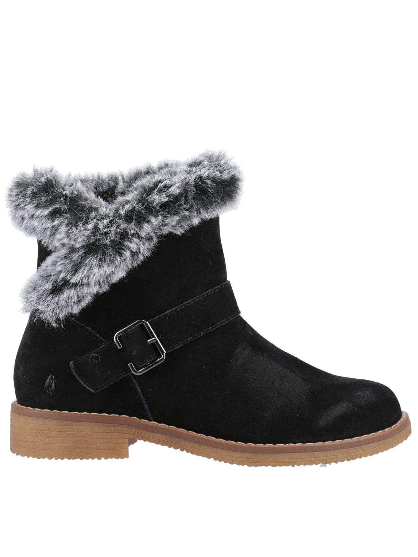 Hush Puppies Hannah Wide Boot - Brown