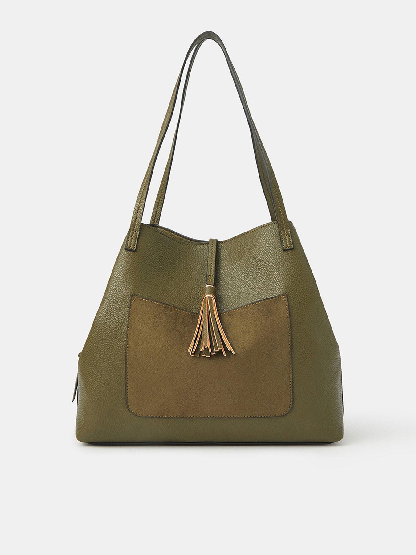 Accessorize Suedette Pocket Tassel Sh