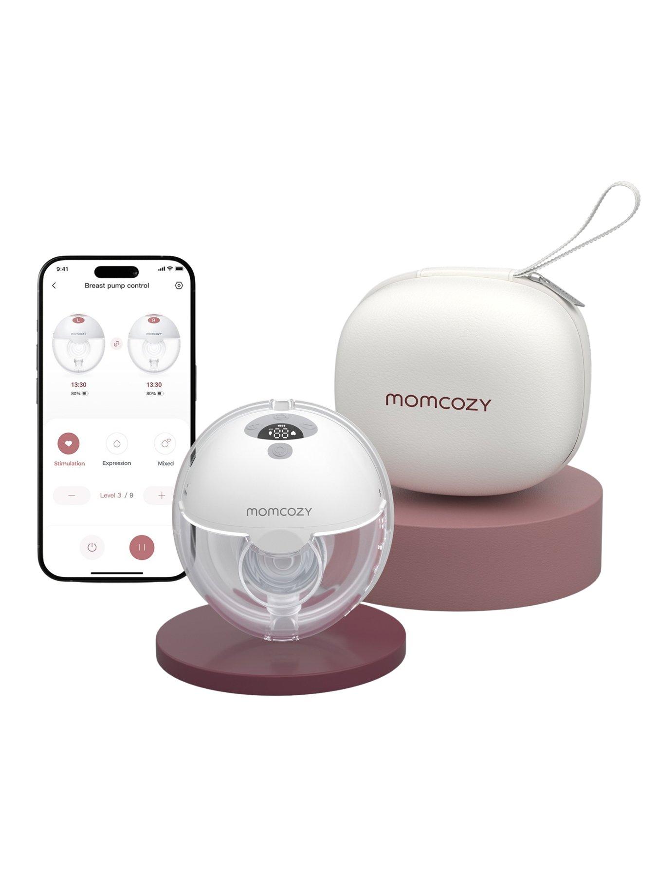 Momcozy Momcozy M5 Smart Wearable Electric Breast Pump Single-Gray