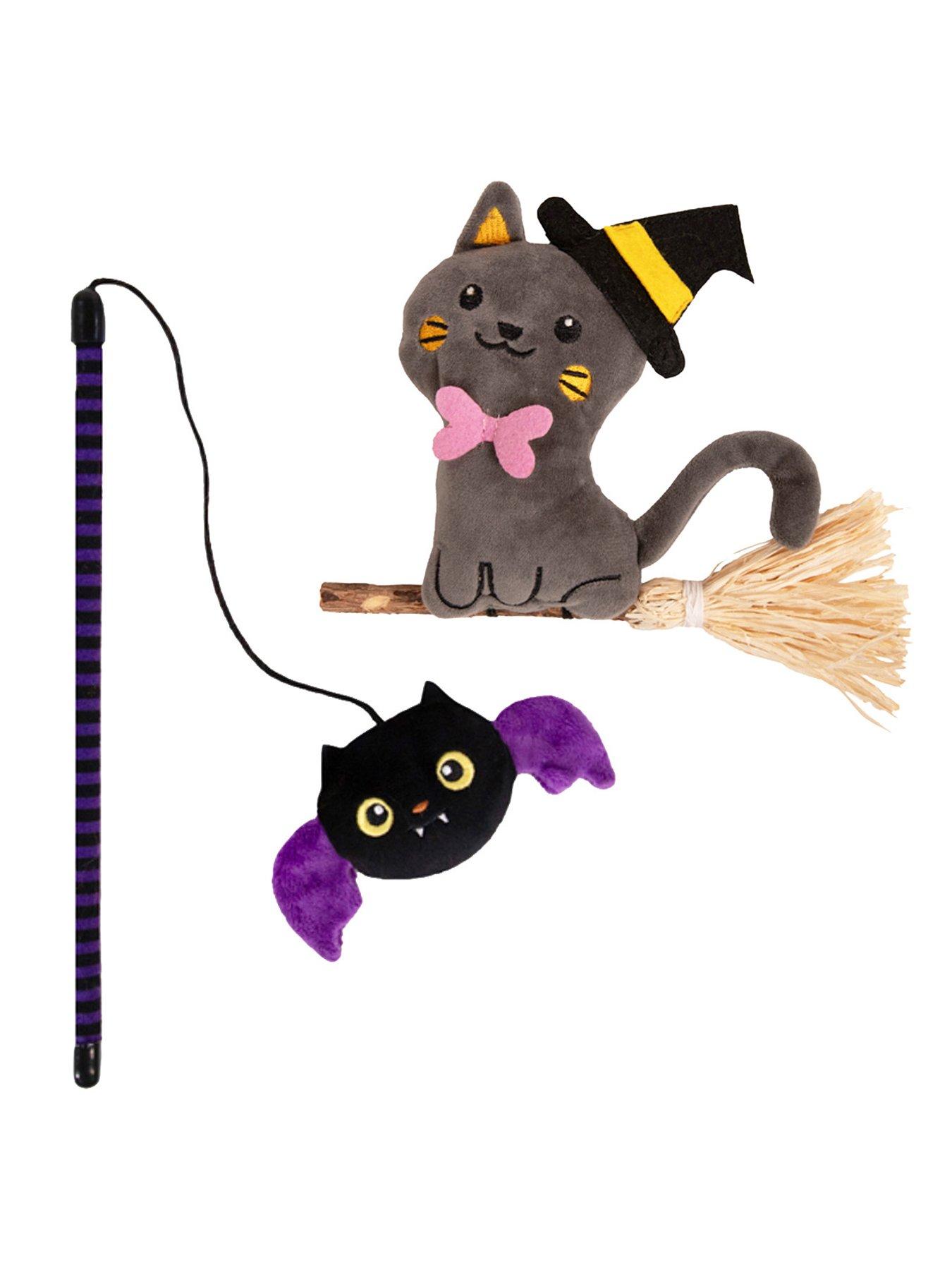 Rosewood Witchy Kitty/Buffy Bat Teaser Cat Toy Bundle