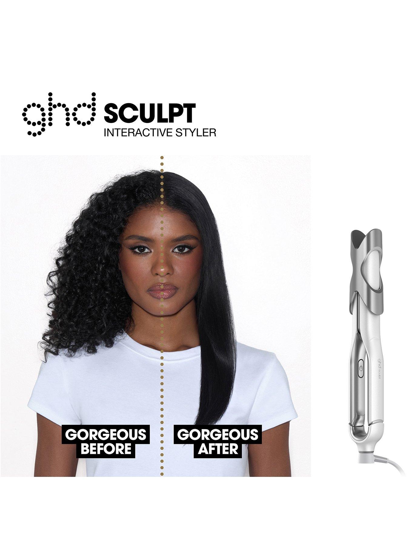 Image 2 of 7 of ghd Sculpt Interactive Hair Straightener - In White
