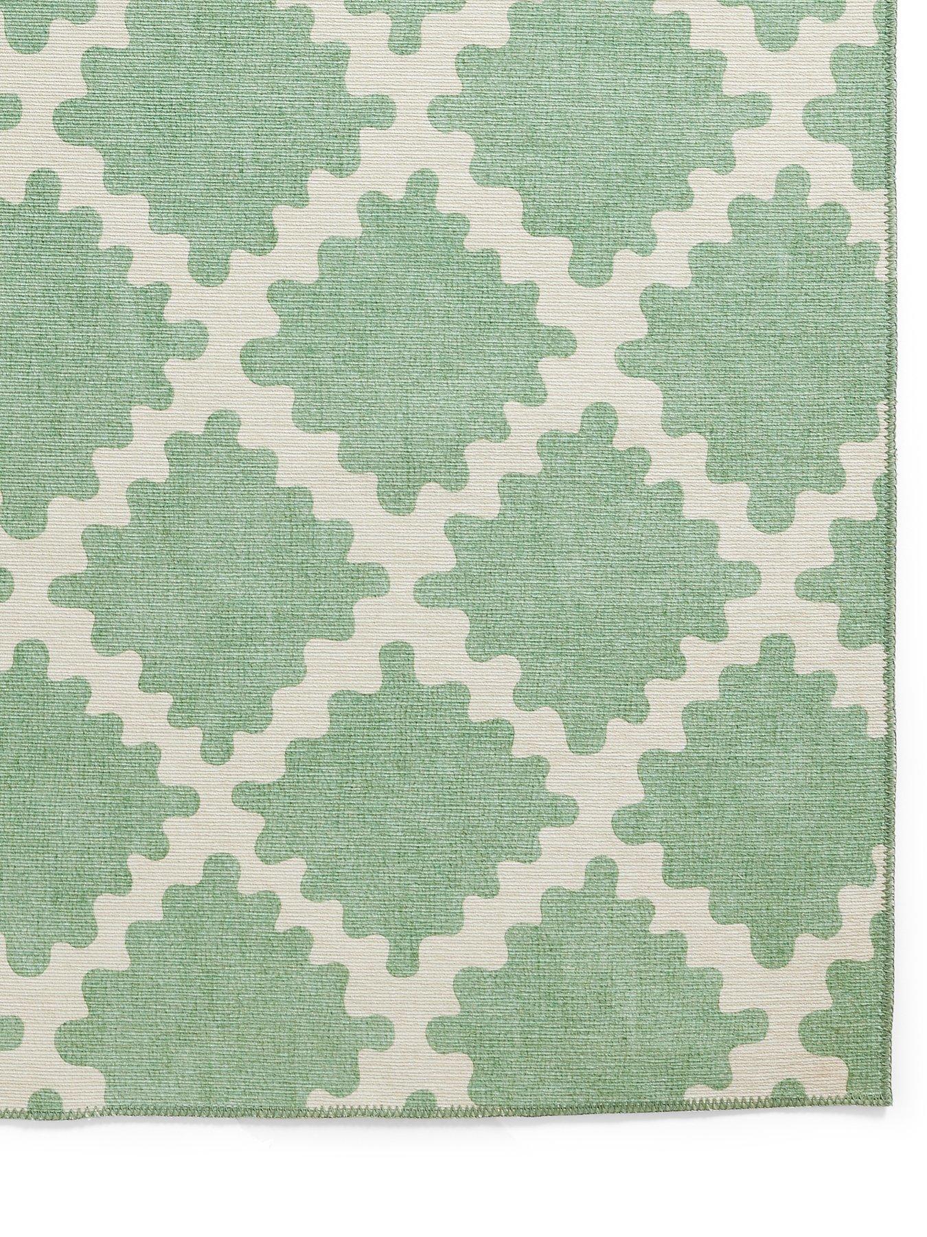 Image 3 of 6 of SCION Scion Swithland Evergreen Rug