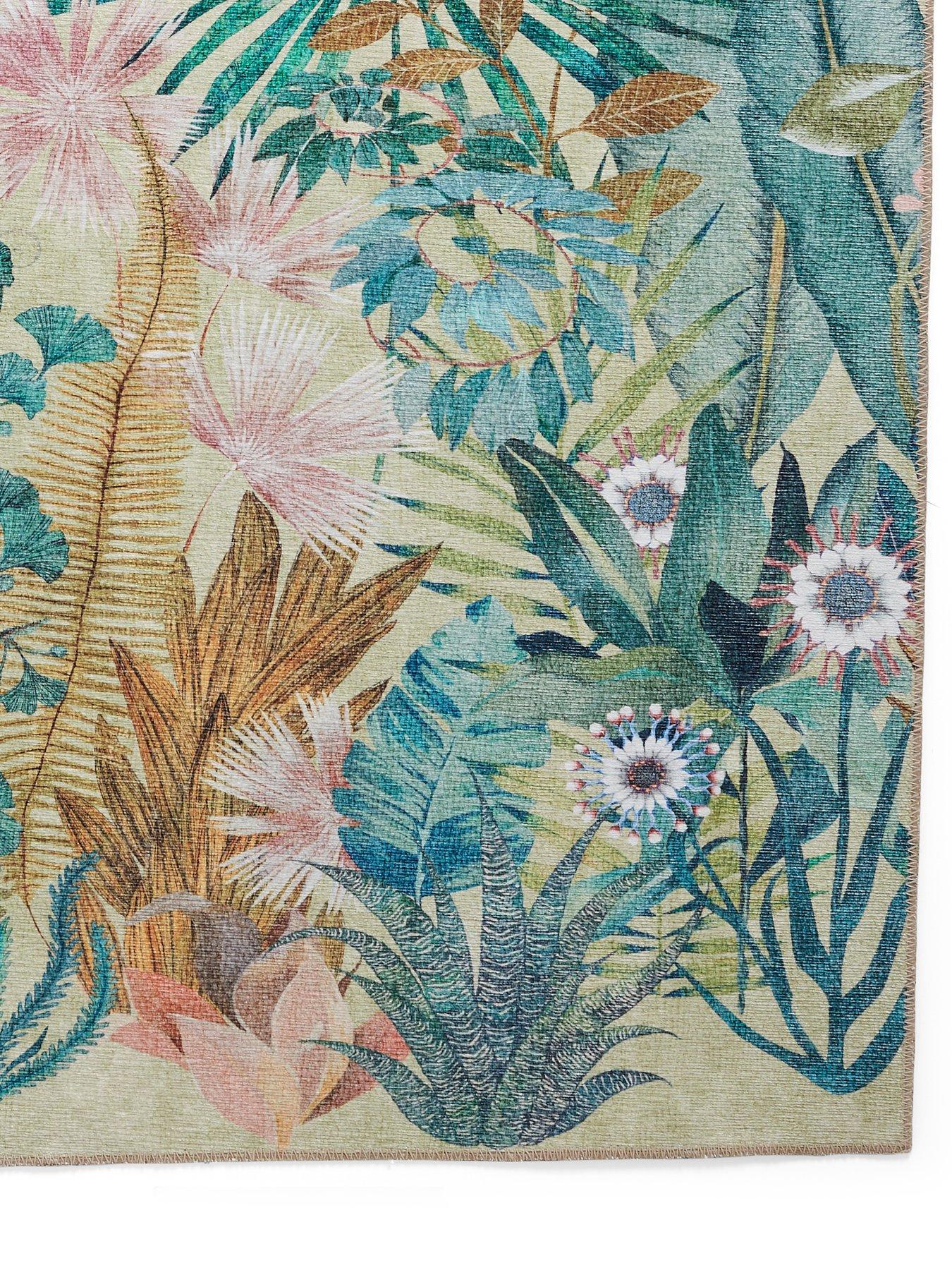 Image 3 of 7 of Harlequin Floreana Bleached Coral Rug