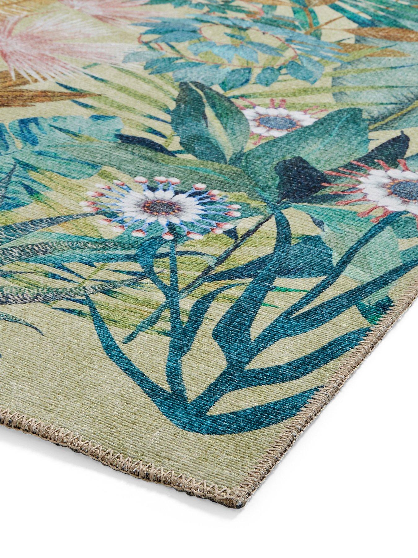 Image 5 of 7 of Harlequin Floreana Bleached Coral Rug