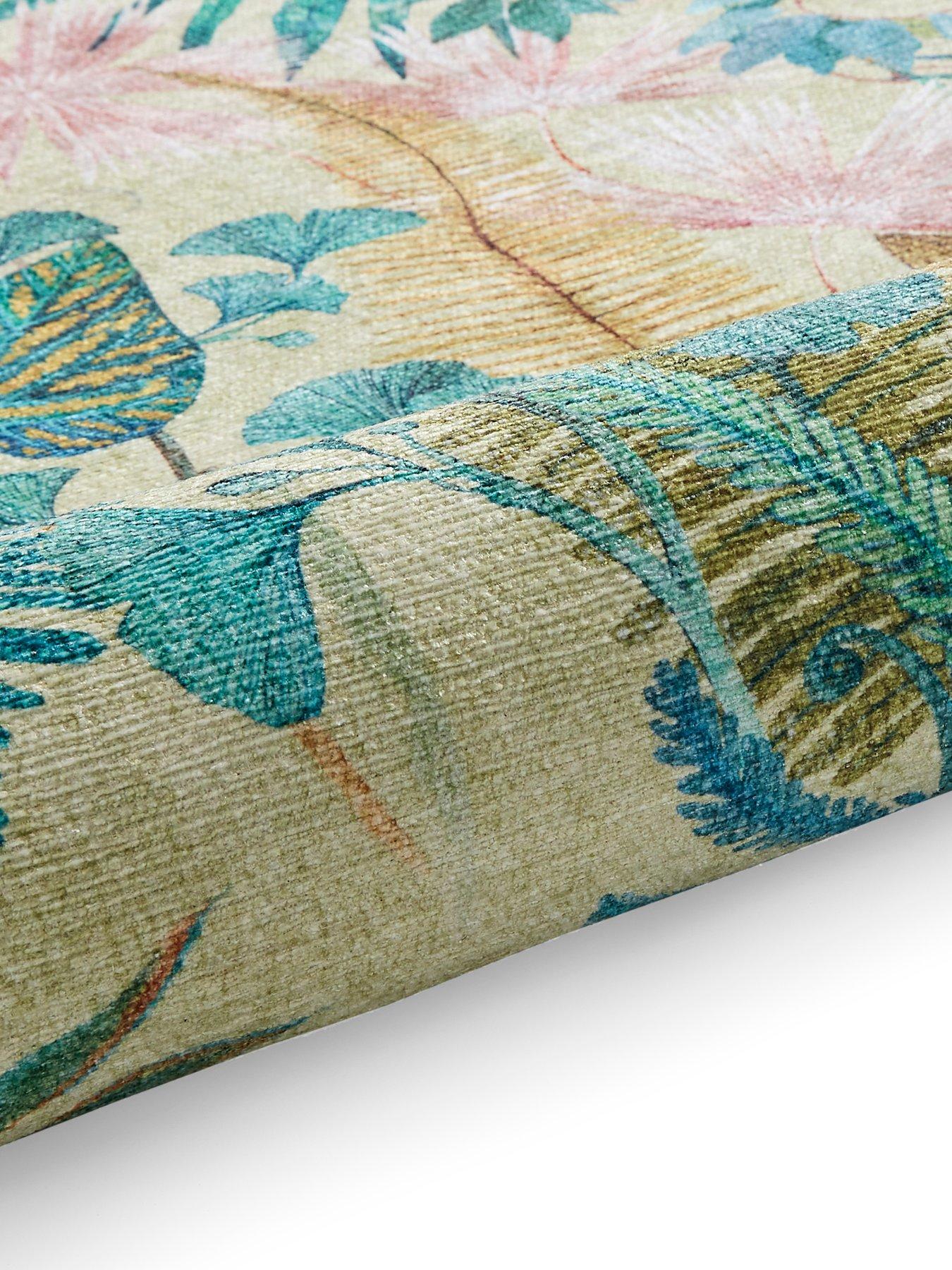 Image 6 of 7 of Harlequin Floreana Bleached Coral Rug
