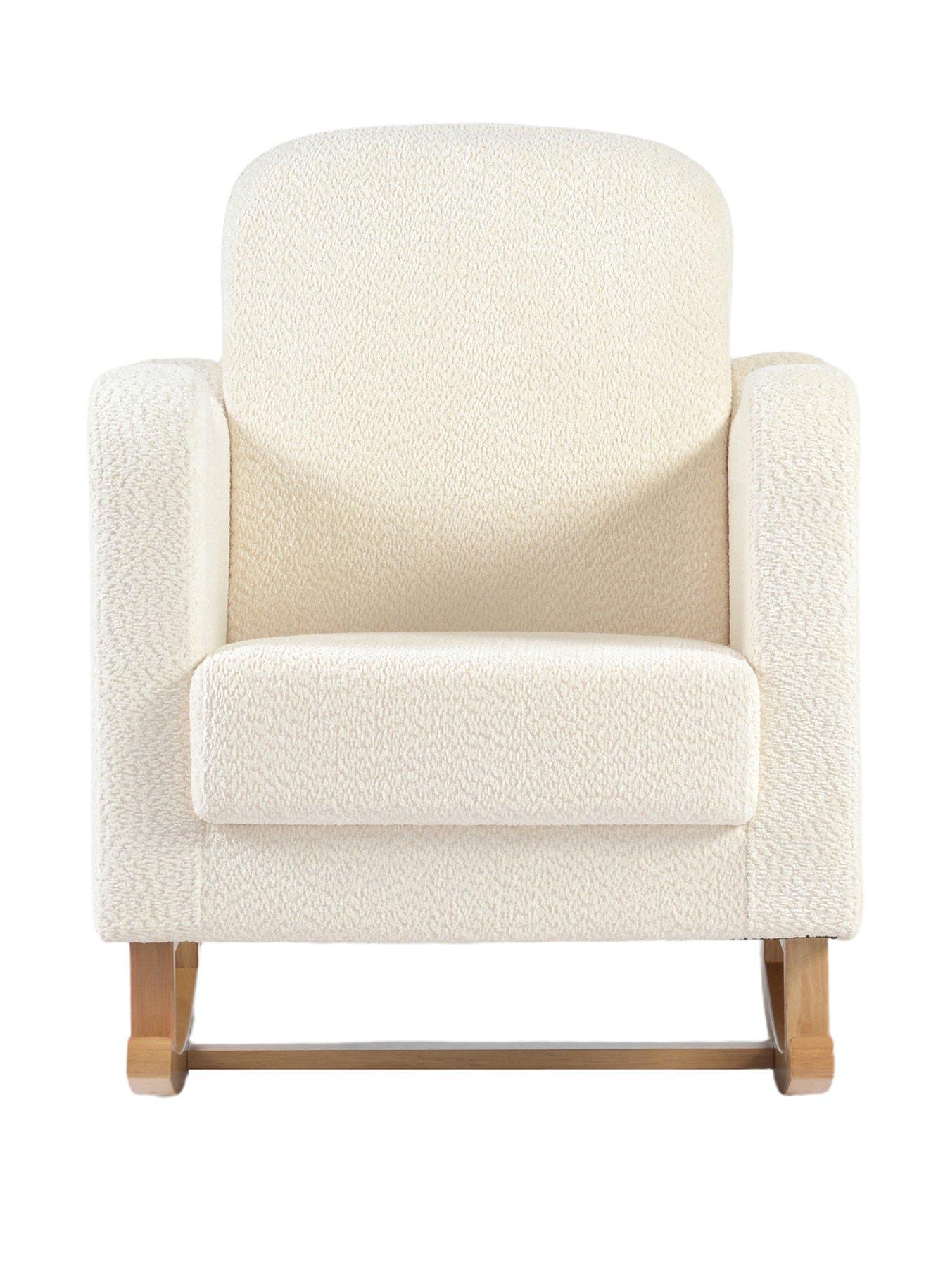 Image 2 of 5 of Bebe & Beyond Soother Nursing Chair Off White Boucle