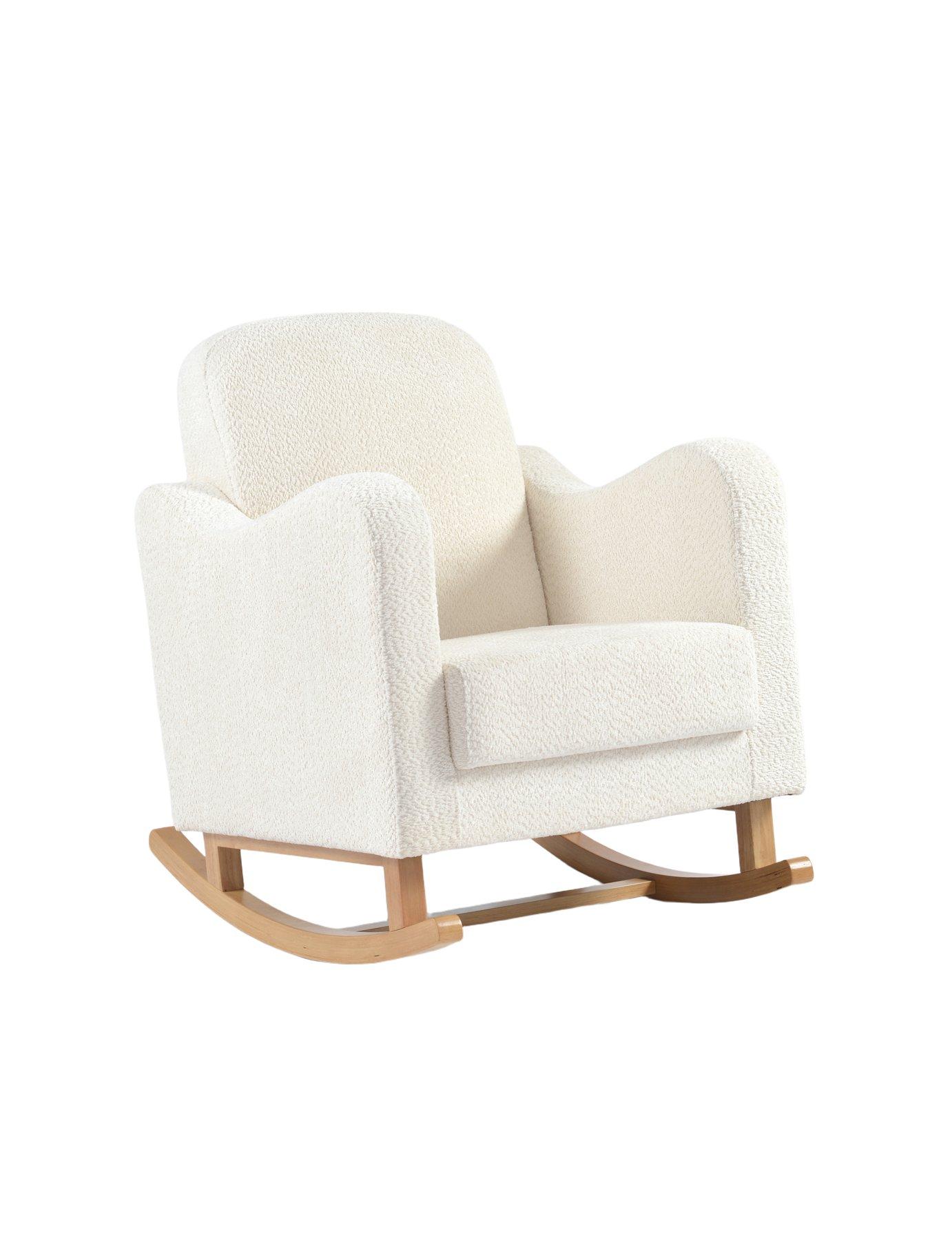 Image 3 of 5 of Bebe & Beyond Soother Nursing Chair Off White Boucle