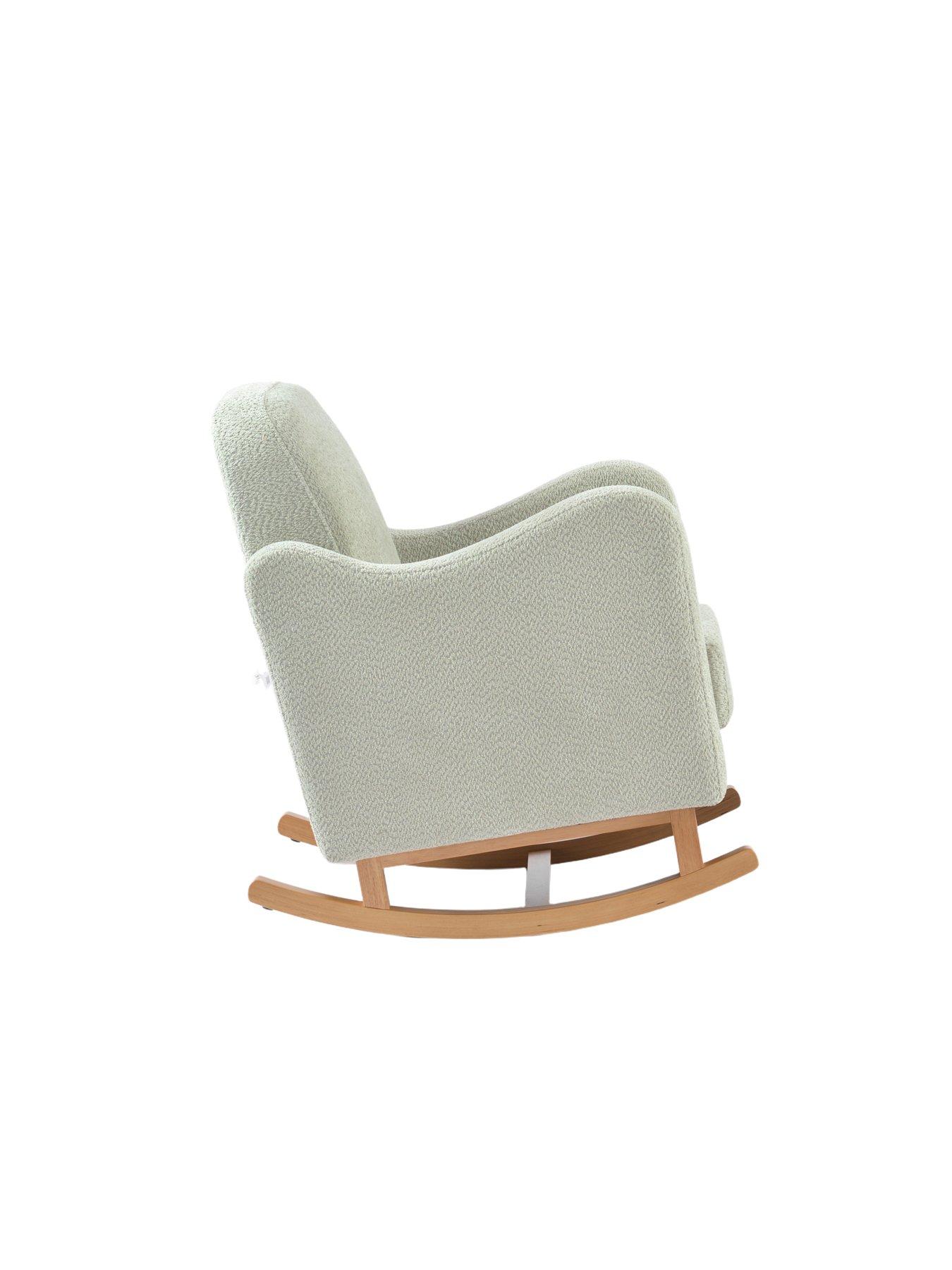 Image 4 of 5 of SOOTHER NURSING CHAIR SAGE BOUCLE
