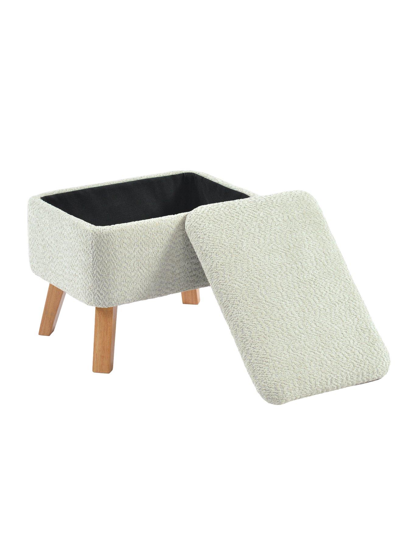 Image 6 of 6 of SOOTHER NURSING CHAIR & STOOL SAGE BOUCLE