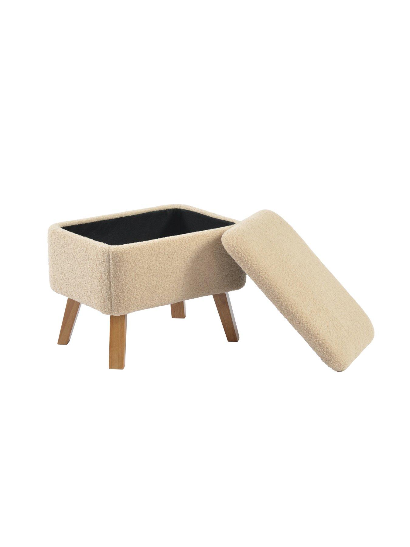 Image 6 of 6 of Bebe & Beyond Soother Nursing Chair &amp; Stool Oat Ted