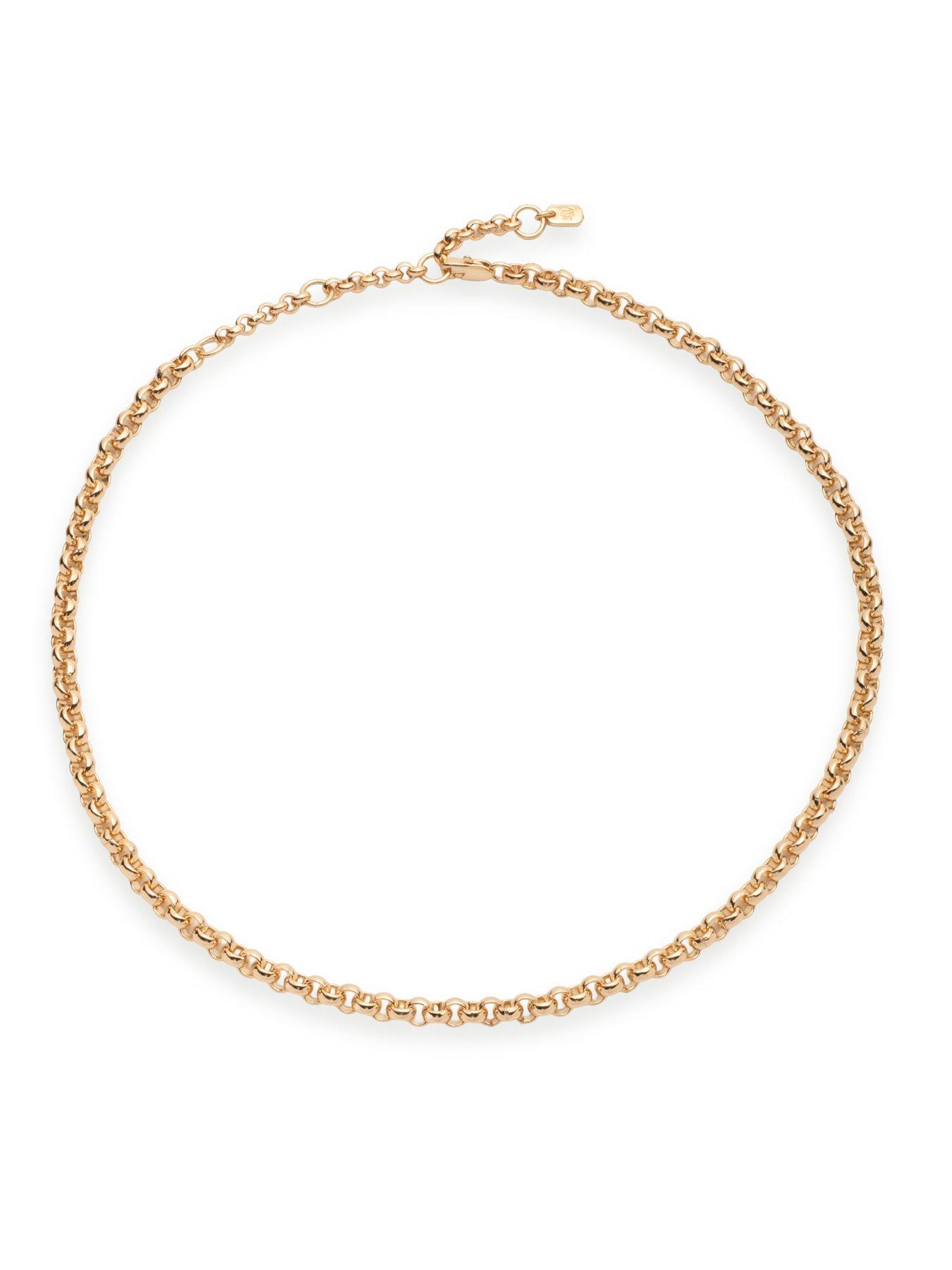Image 2 of 4 of Lauren by Ralph Lauren Lauren Ralph Lauren Gold Tone Link Chain Necklace