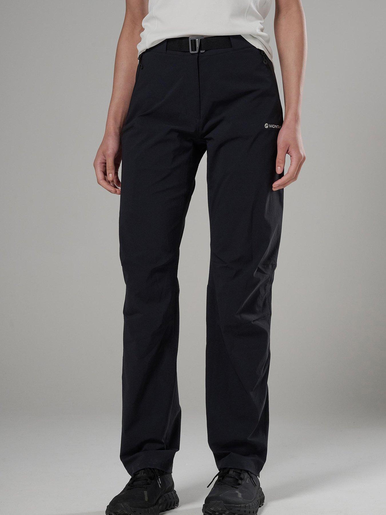 Montane Womens Tenacity Regular Length Trousers - Black