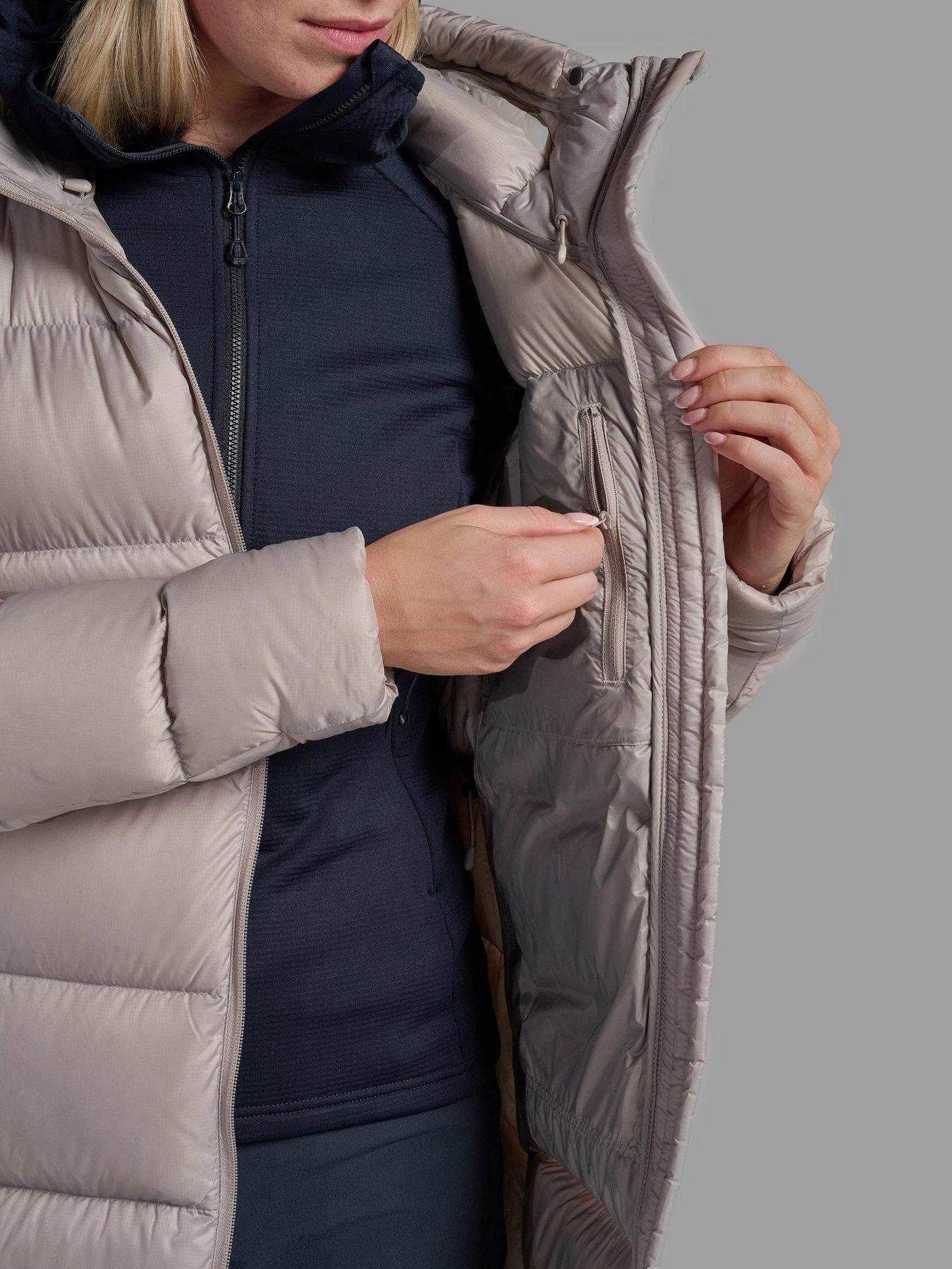 Image 5 of 7 of Montane Womens Polaron Xt Hooded Insulated Jacket - Beige