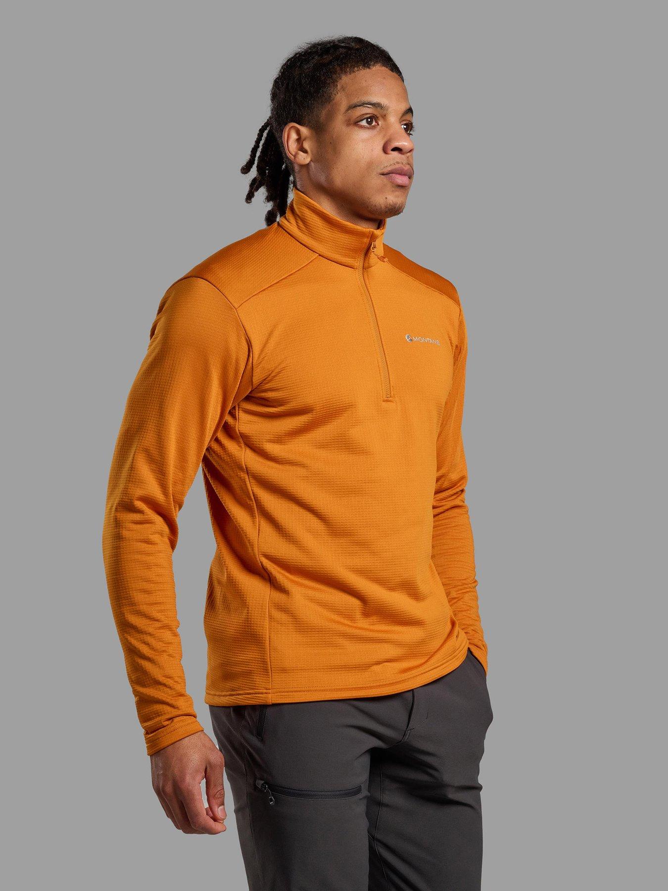 Montane Mens Protium Pull On Fleece - Orange