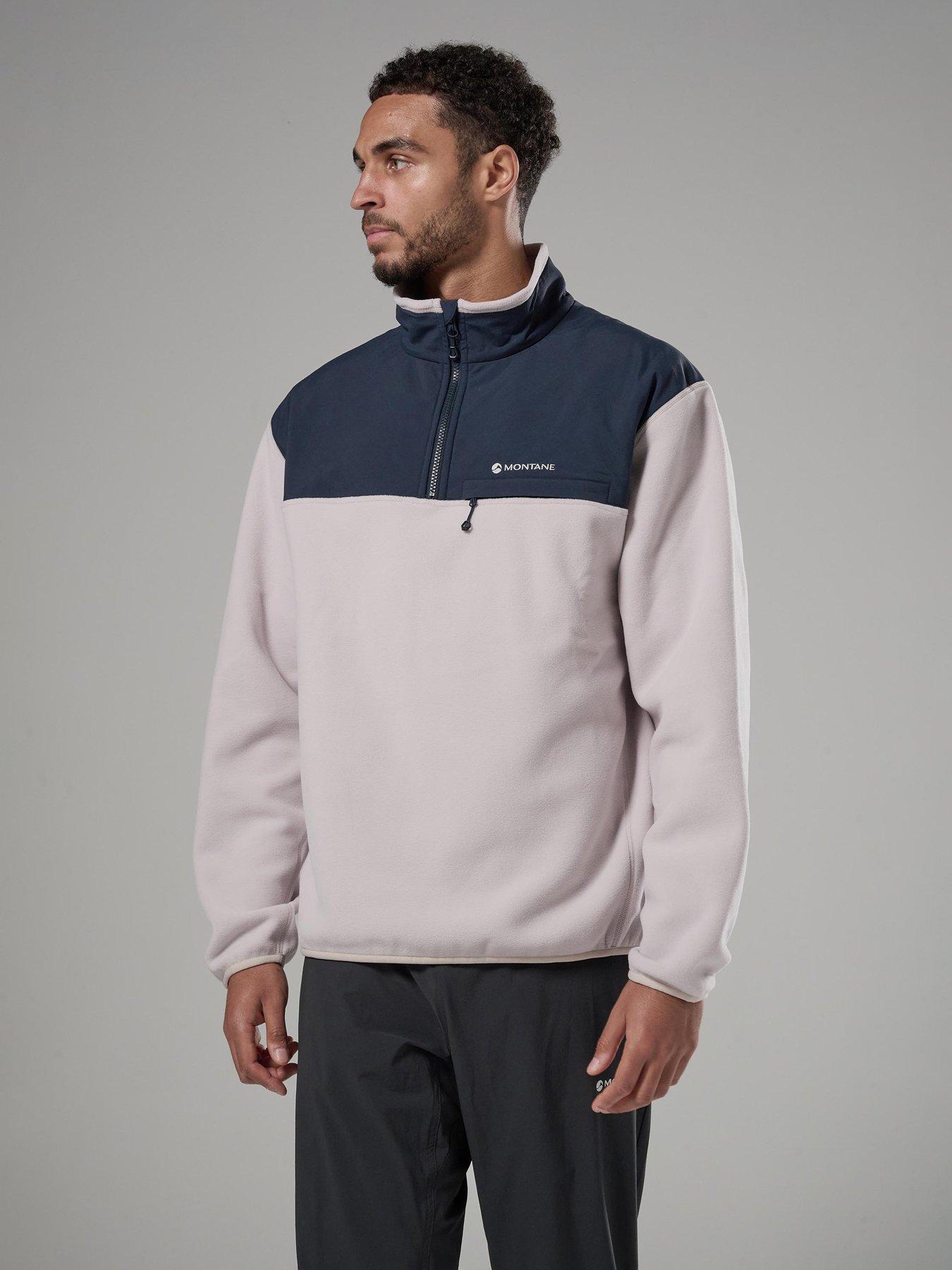 Montane Mens Roco Pull On Fleece - Beige/black