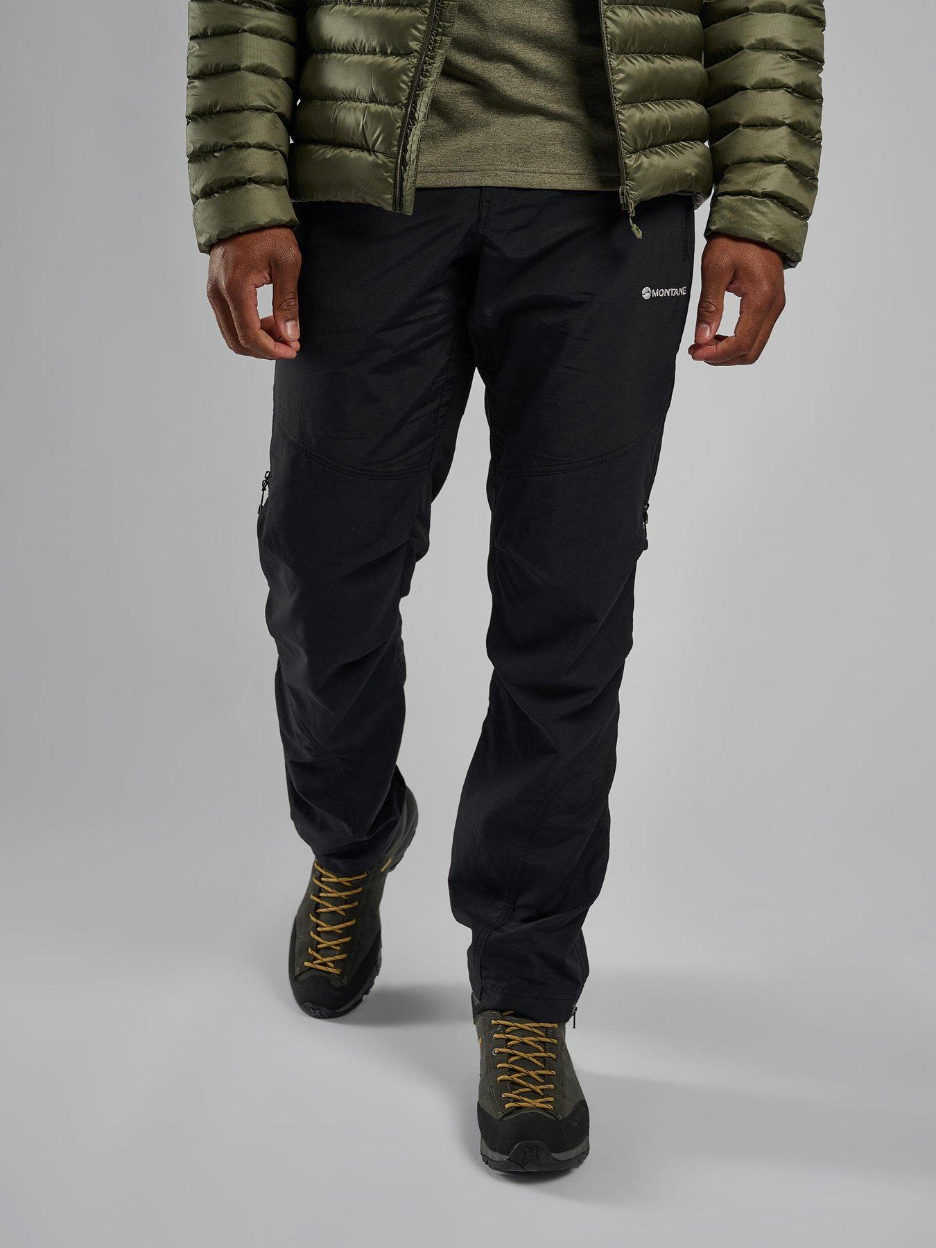 Montane Mens Terra Regular Length Trousers - Black