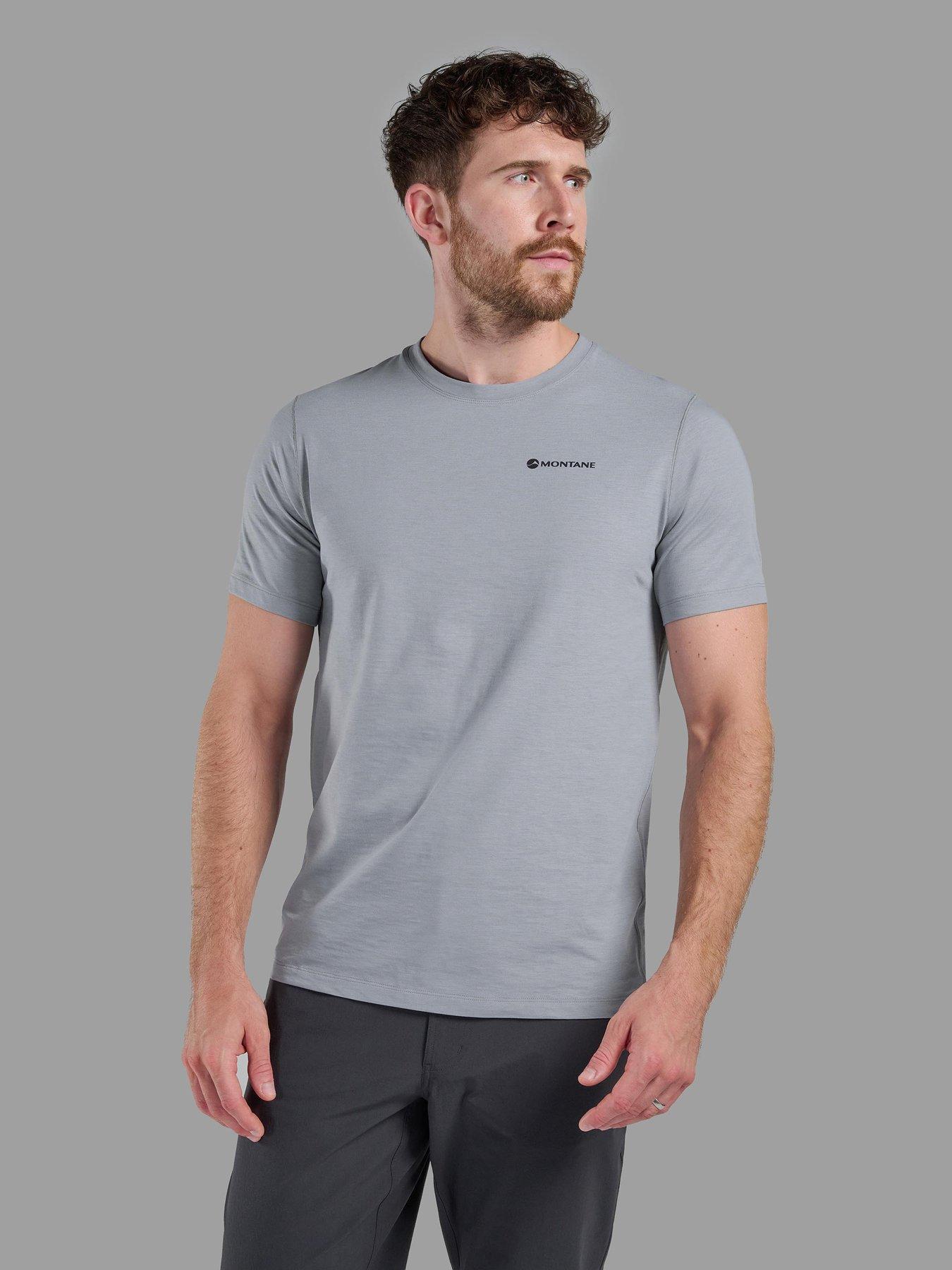 Montane Mens Alhena Mountain 25 Graphic T-shirt - Grey/blue