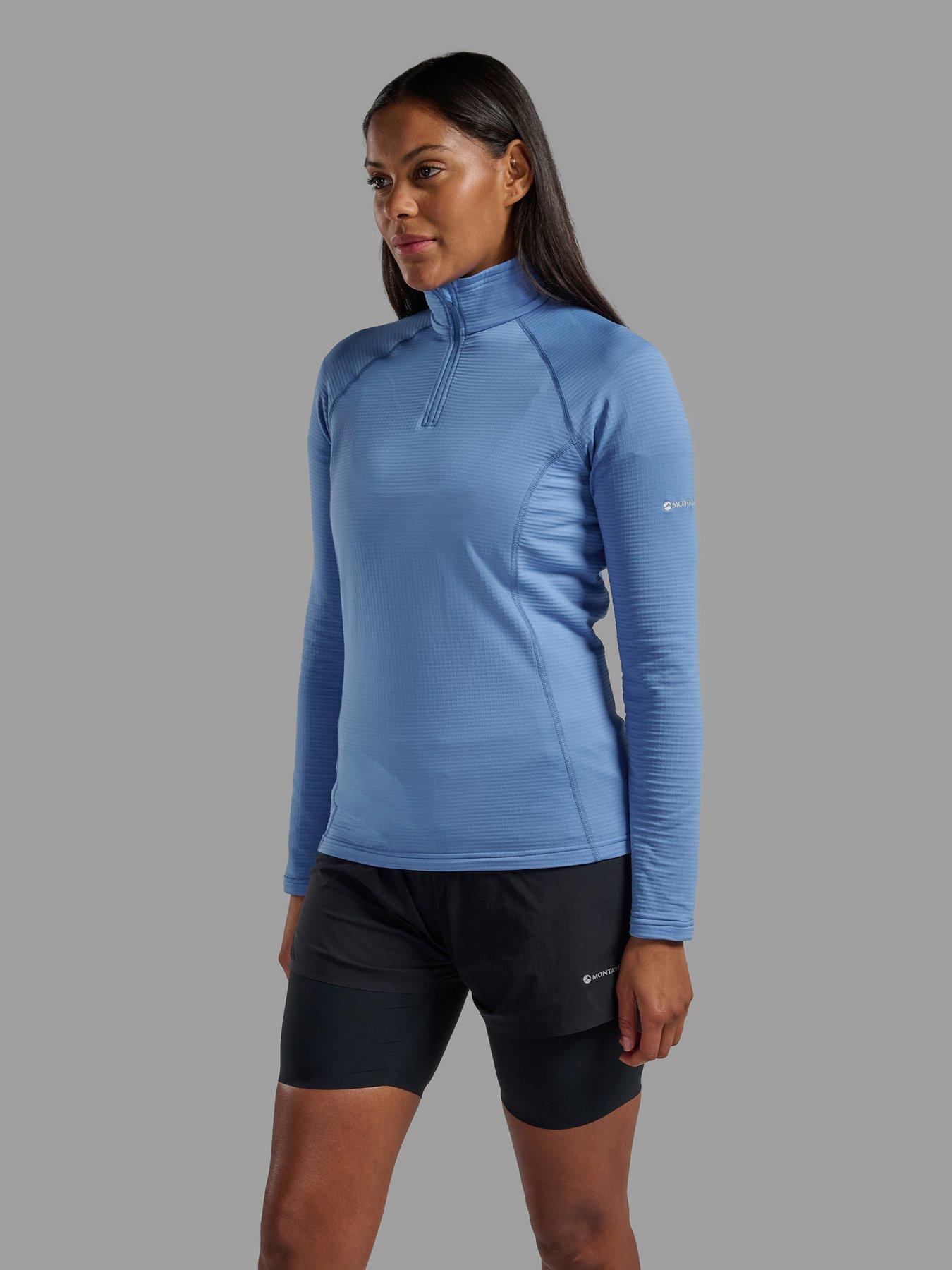 Montane Womens Protium Lite Pull On Fleece - Light Blue