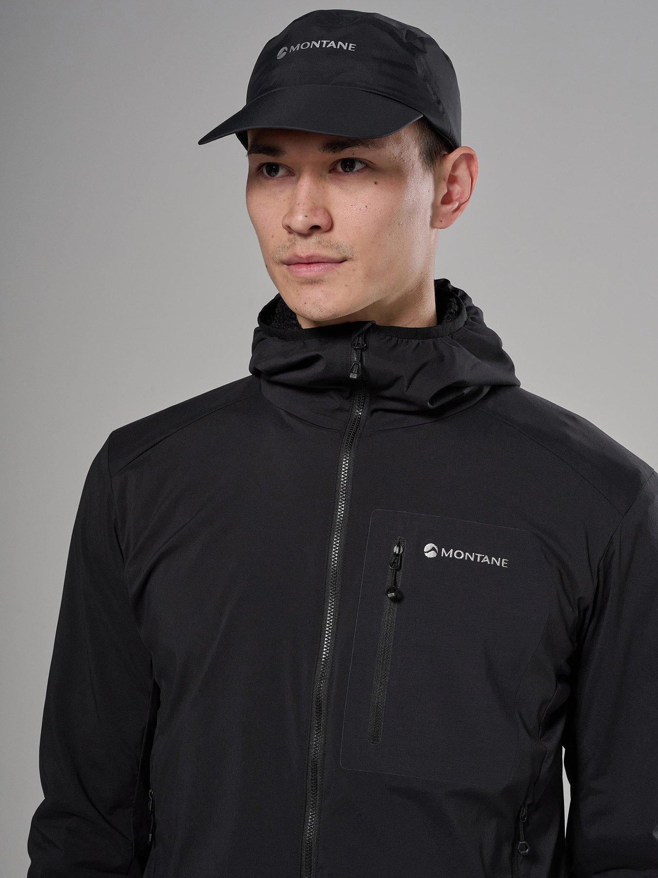 Montane Mens Khamsin Lite Hooded Shell Jacket - Black