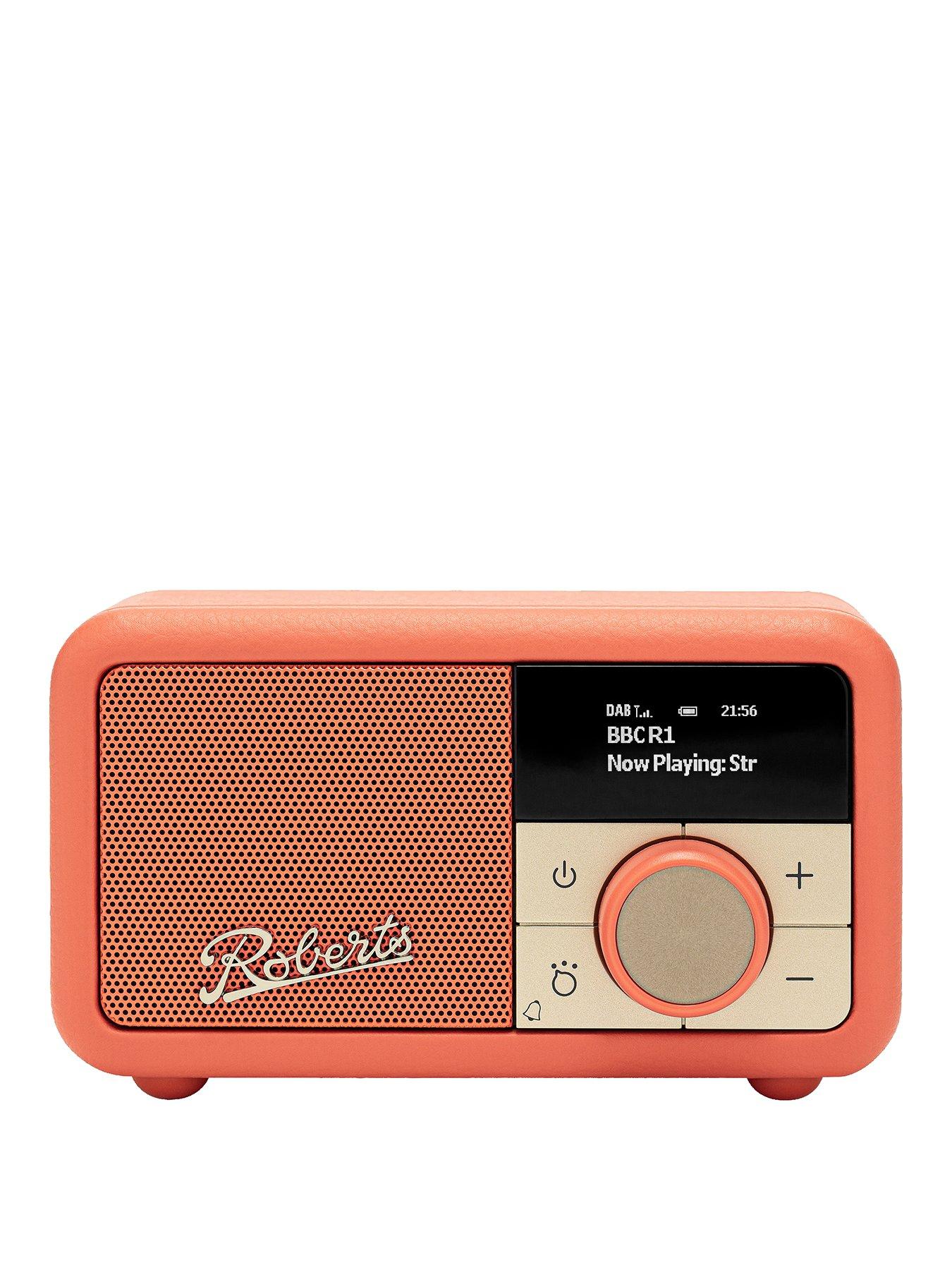 Roberts Compact DAB/DAB+ & FM radio with Bluetooth, rechargeable battery and classic style