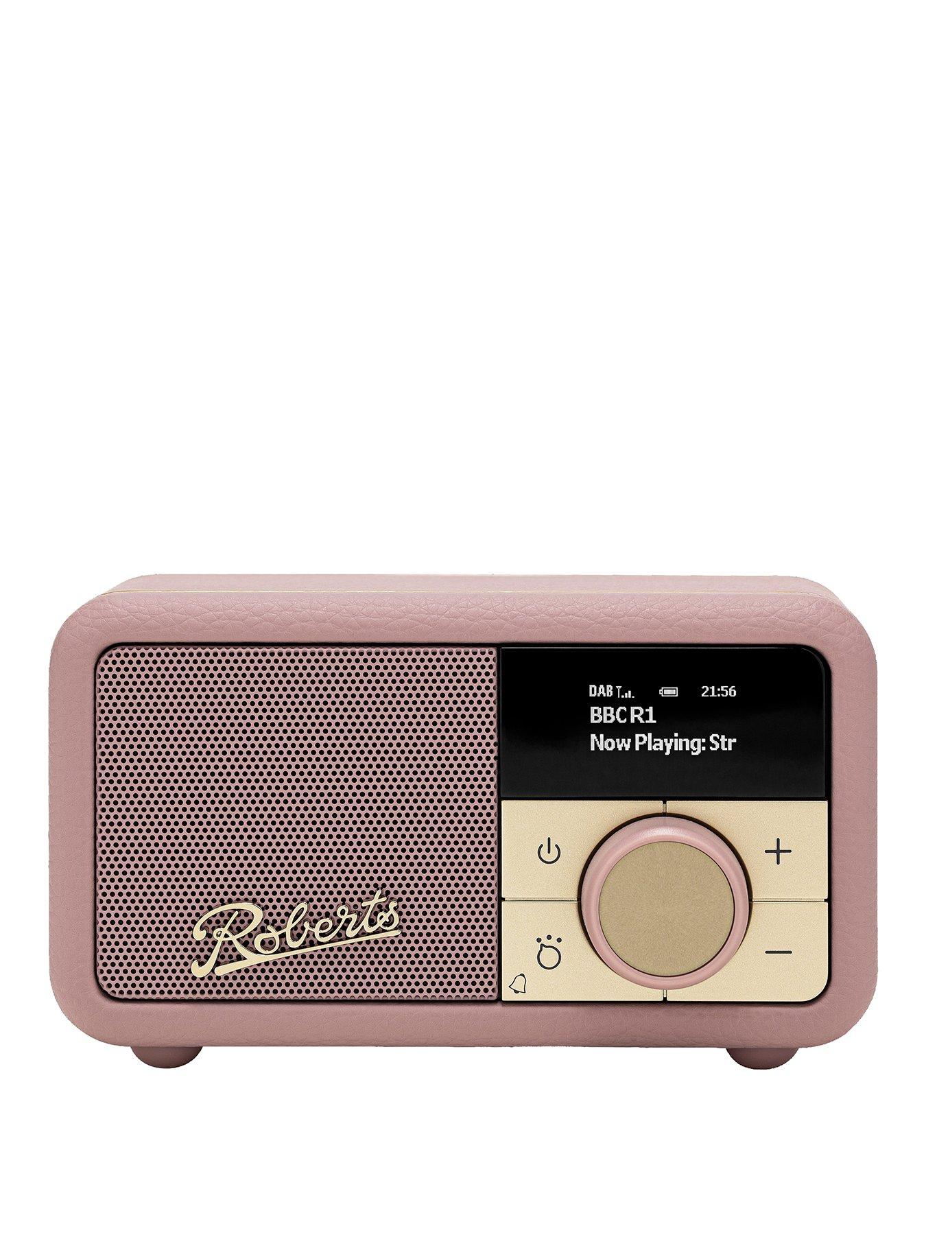 Roberts Compact DAB/DAB+ & FM radio with Bluetooth, rechargeable battery and classic style