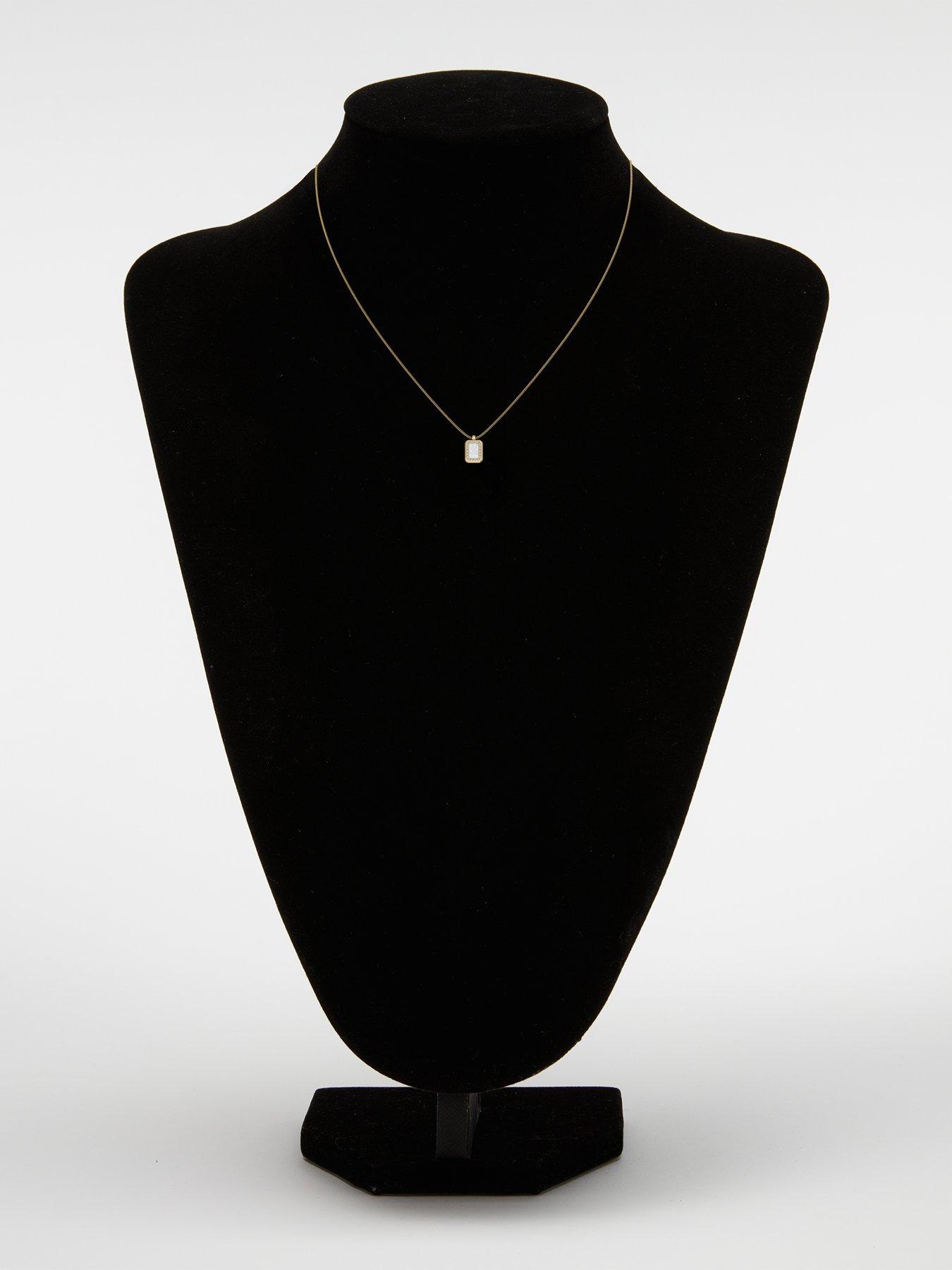 Image 7 of 7 of Fossil Raquel Mother-of-Pearl Pendant Necklace - Gold