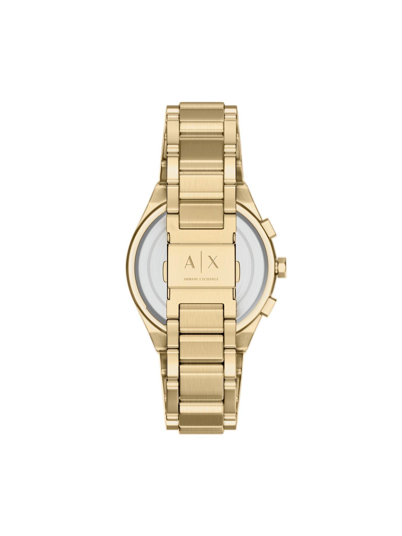 Image 2 of 7 of Armani Exchange Sync Chronograph Gold-Tone Stainless Steel Watch