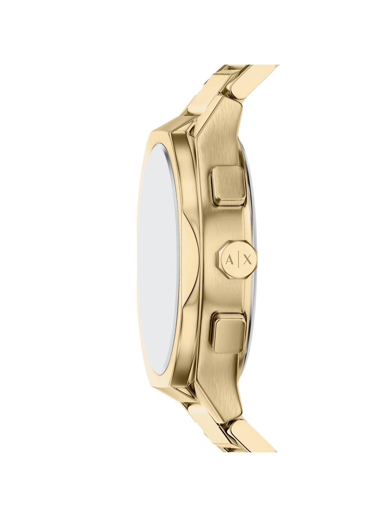 Image 4 of 7 of Armani Exchange Sync Chronograph Gold-Tone Stainless Steel Watch