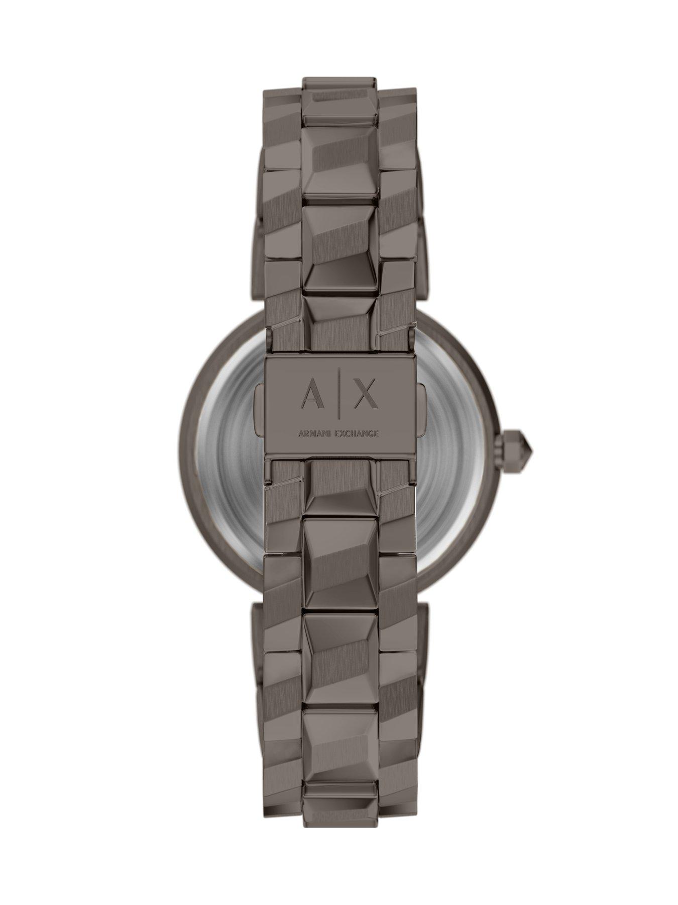 Image 2 of 7 of Armani Exchange Audora Two-Hand Brown Stainless Steel Watch