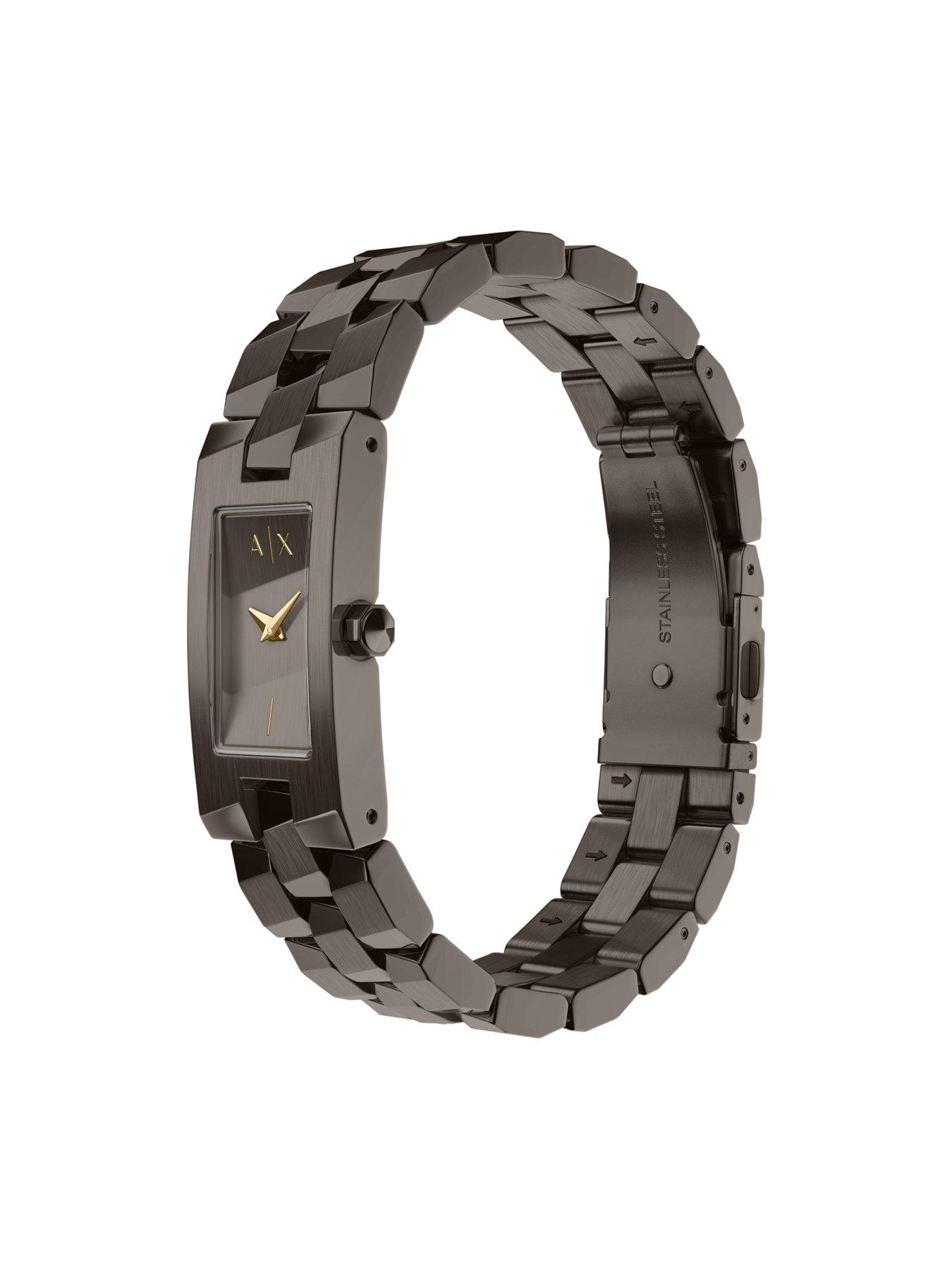 Image 6 of 7 of Armani Exchange Women's Two-Hand Brown Stainless Steel Watch, AX4703