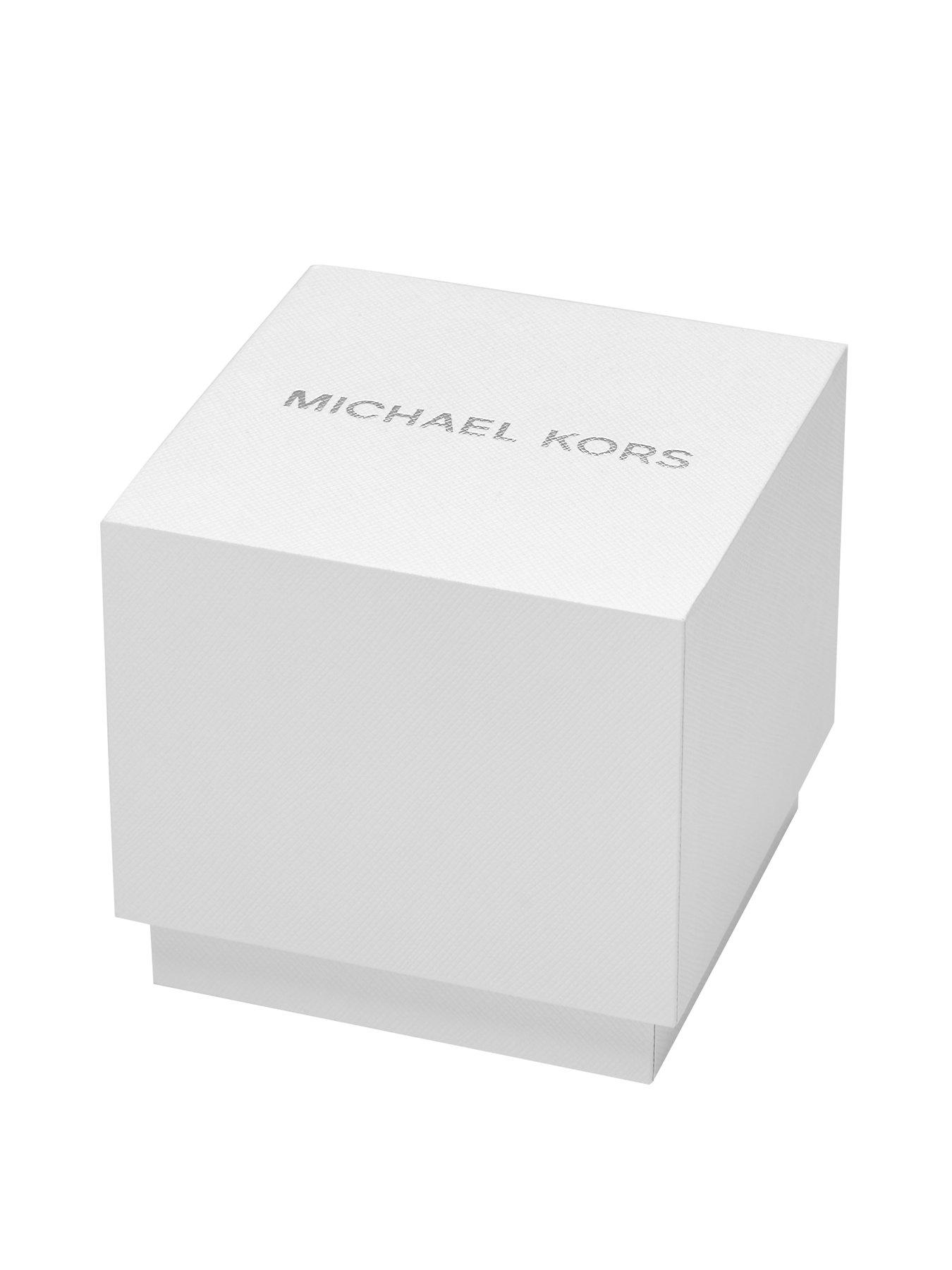 Image 6 of 6 of Michael Kors Lexington Multifunction Beige Gold-Tone Stainless Steel Watch