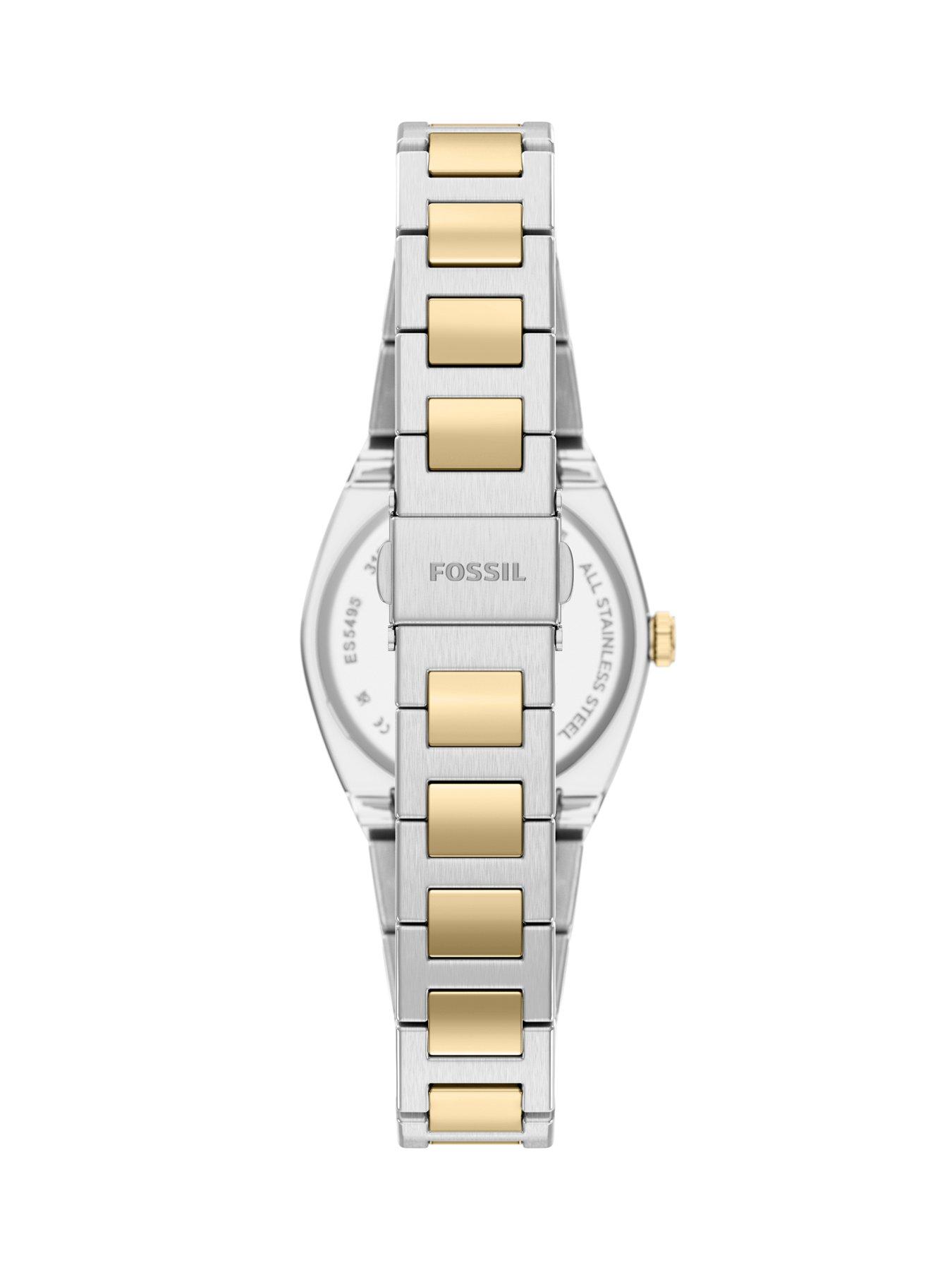 Image 2 of 7 of Fossil Women's Everett Three-Hand Two-Tone Stainless Steel Watch, ES5495