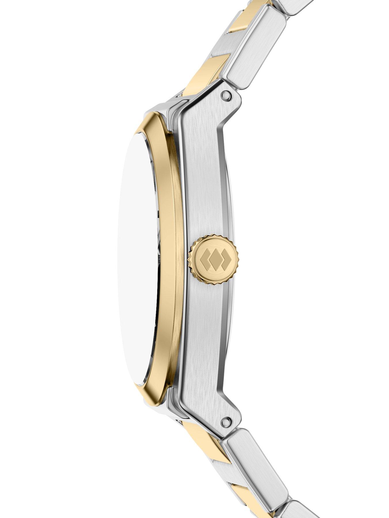 Image 4 of 7 of Fossil Women's Everett Three-Hand Two-Tone Stainless Steel Watch, ES5495
