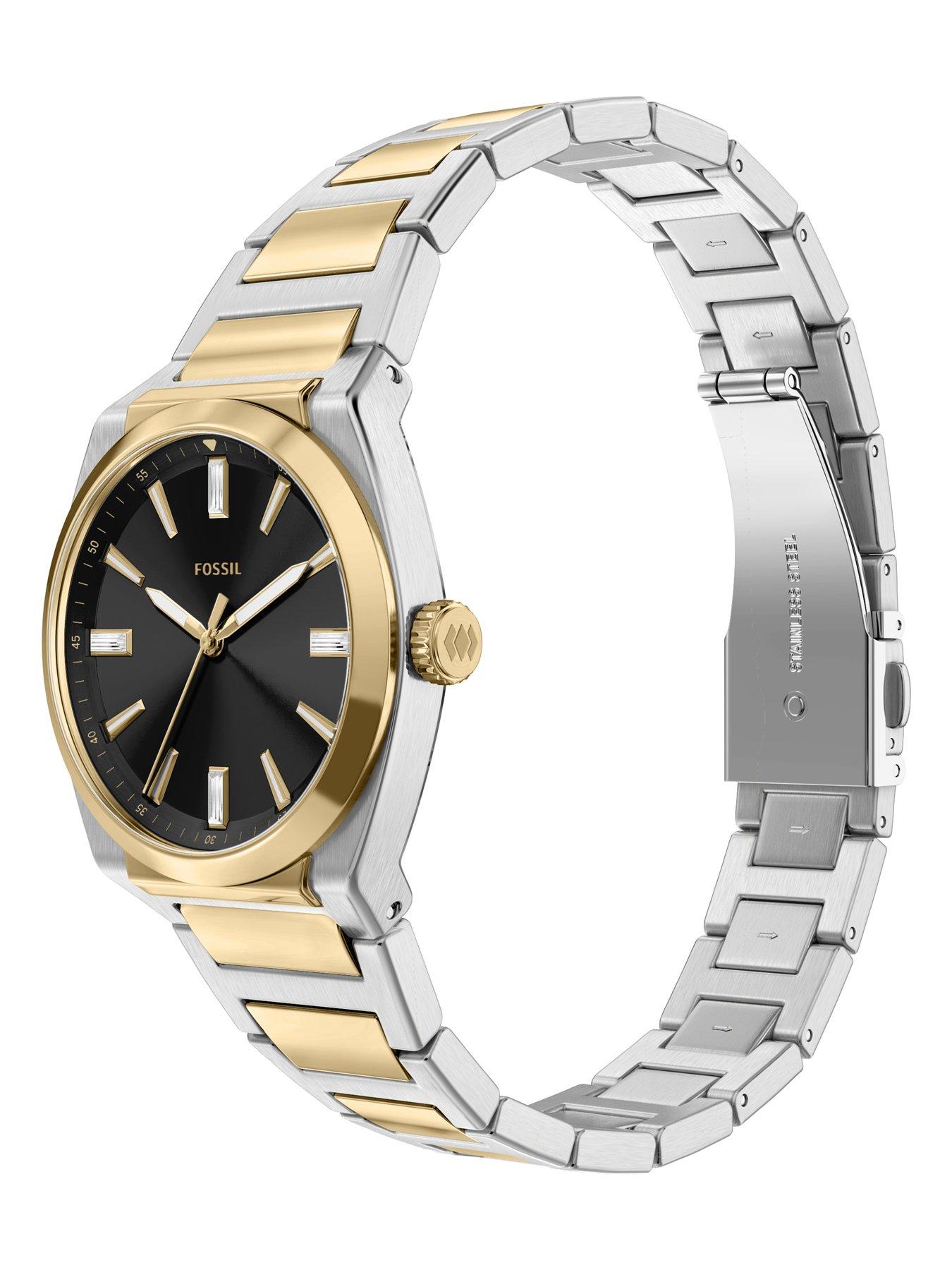 Image 6 of 7 of Fossil Women's Everett Three-Hand Two-Tone Stainless Steel Watch, ES5495