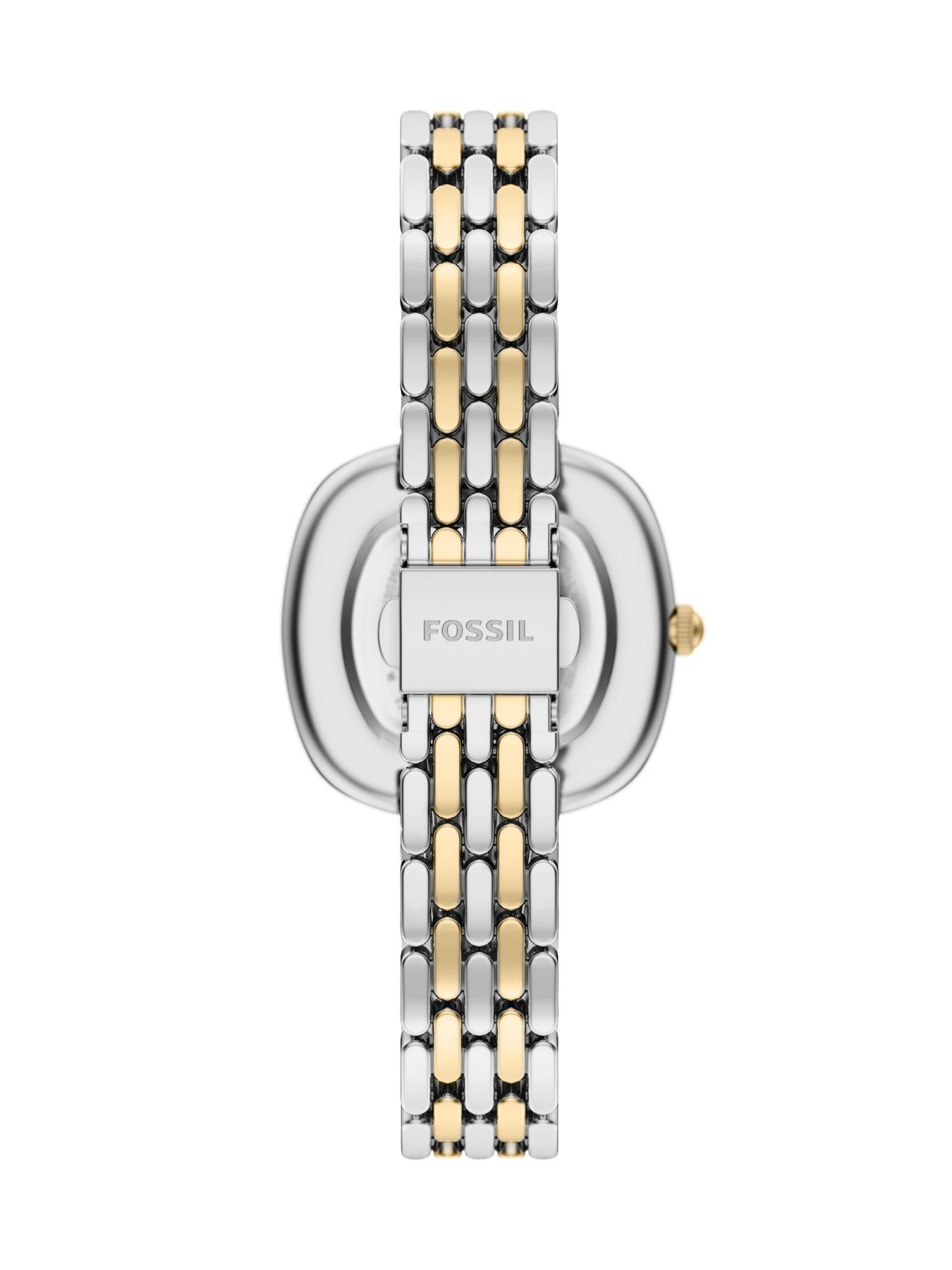 Image 2 of 7 of Fossil Fossil Women's Genevive Three-Hand Two-Tone Stainless Steel Watch, ES5509