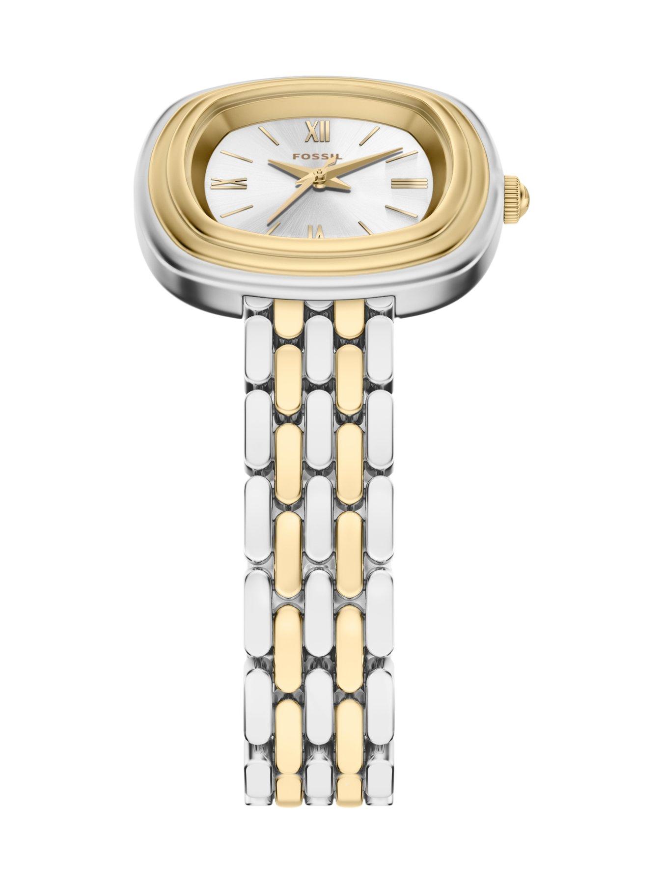 Image 5 of 7 of Fossil Fossil Women's Genevive Three-Hand Two-Tone Stainless Steel Watch, ES5509