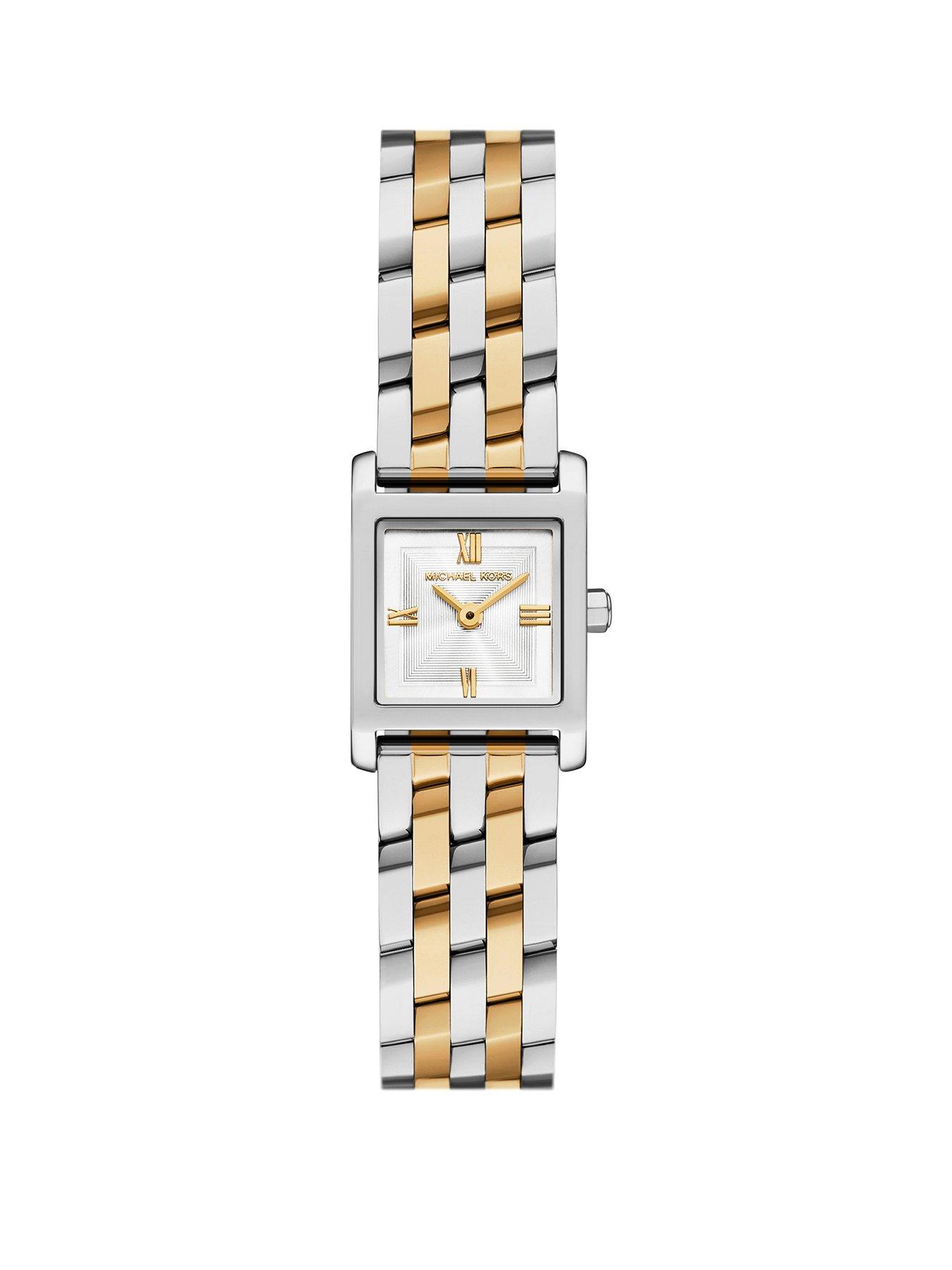 Image 1 of 6 of Michael Kors Georgie Two-Hand Two-Tone Stainless Steel Watch