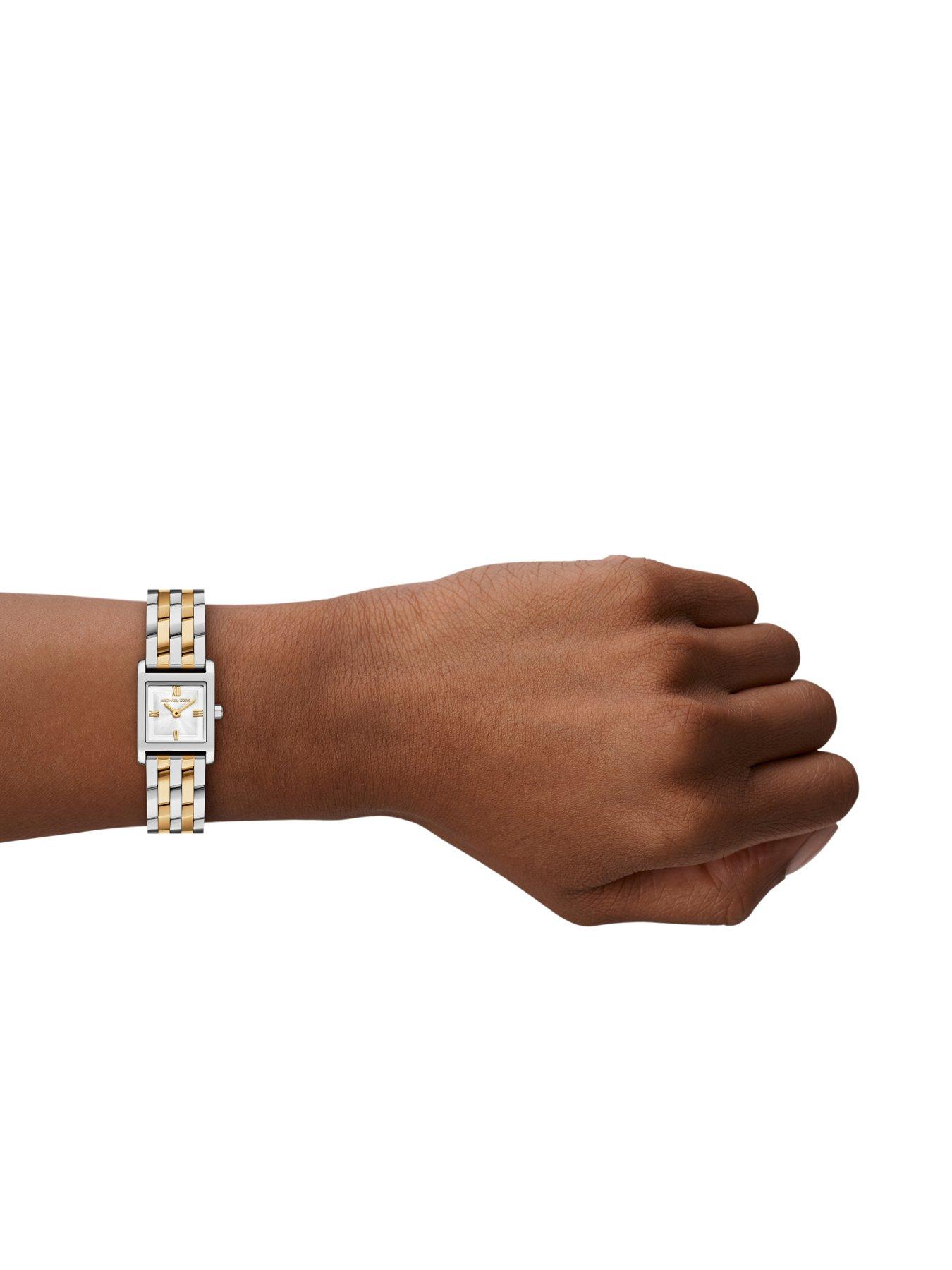 Image 3 of 6 of Michael Kors Georgie Two-Hand Two-Tone Stainless Steel Watch