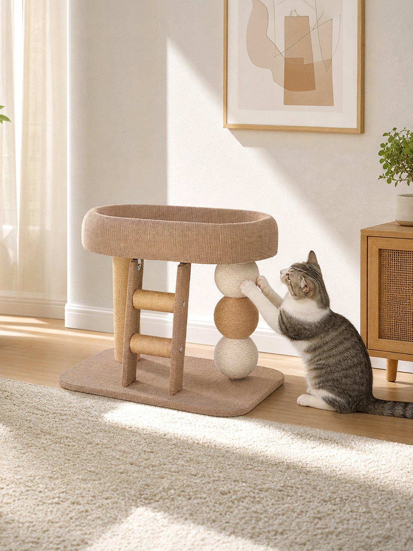 Image 5 of 7 of Living and Home Cat Tree with Cat Perch and Scratching Posts