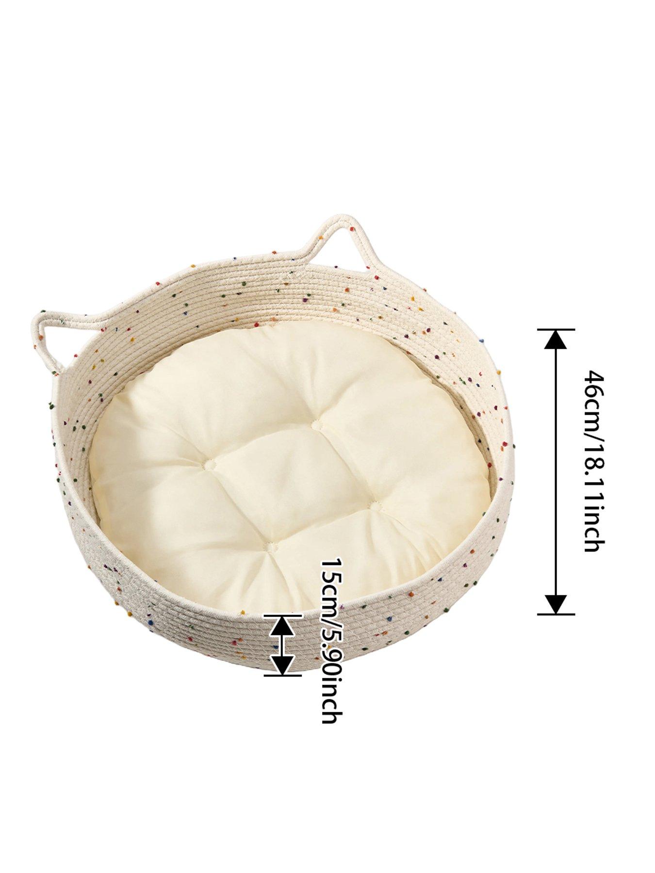 Image 7 of 7 of Living and Home Large Cotton Yarn Cat Scratching bed