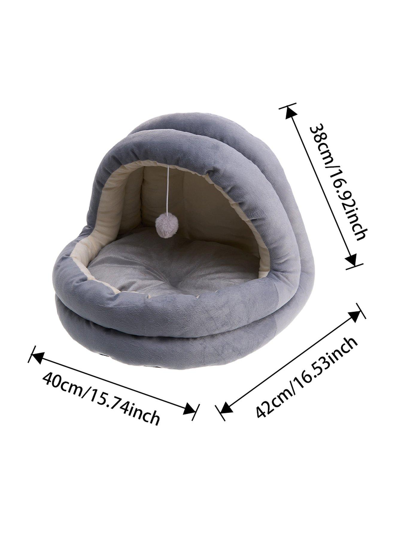 Image 7 of 7 of Living and Home Removable Washable Yurt-style Cat Bed