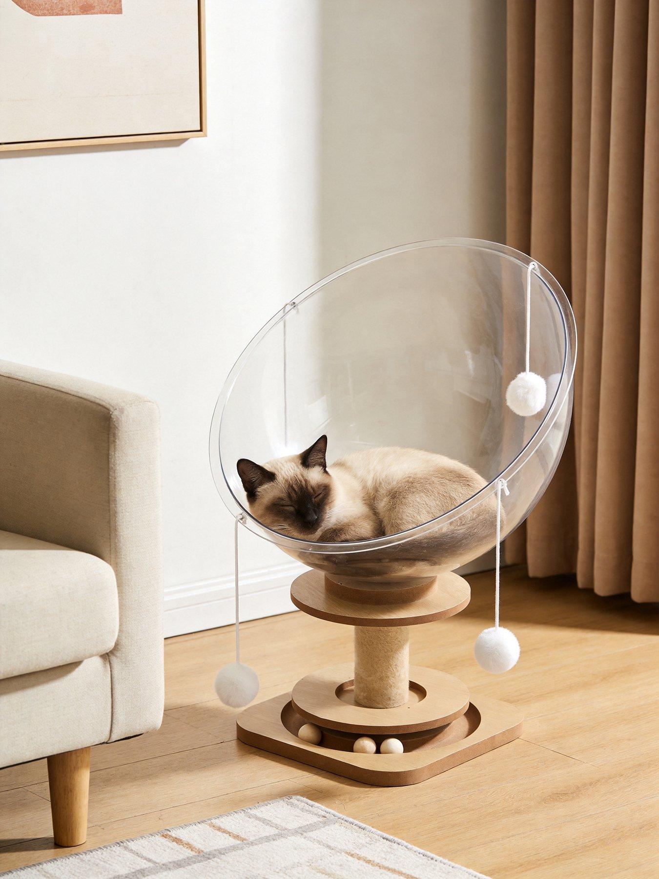 Image 4 of 6 of Living and Home Multifunction Space Capsule Cat Bed