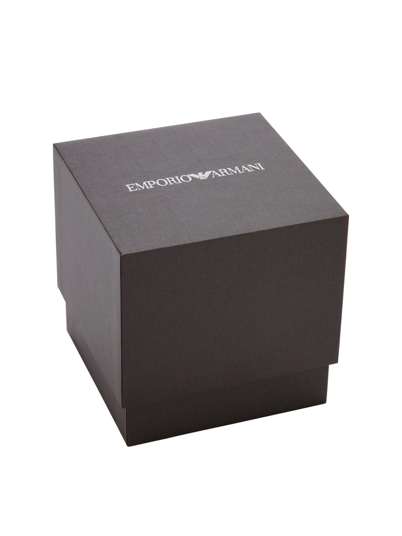 Image 7 of 7 of Emporio Armani World Explorer Men's Chronograph Blue Ceramic Watch, AR70024